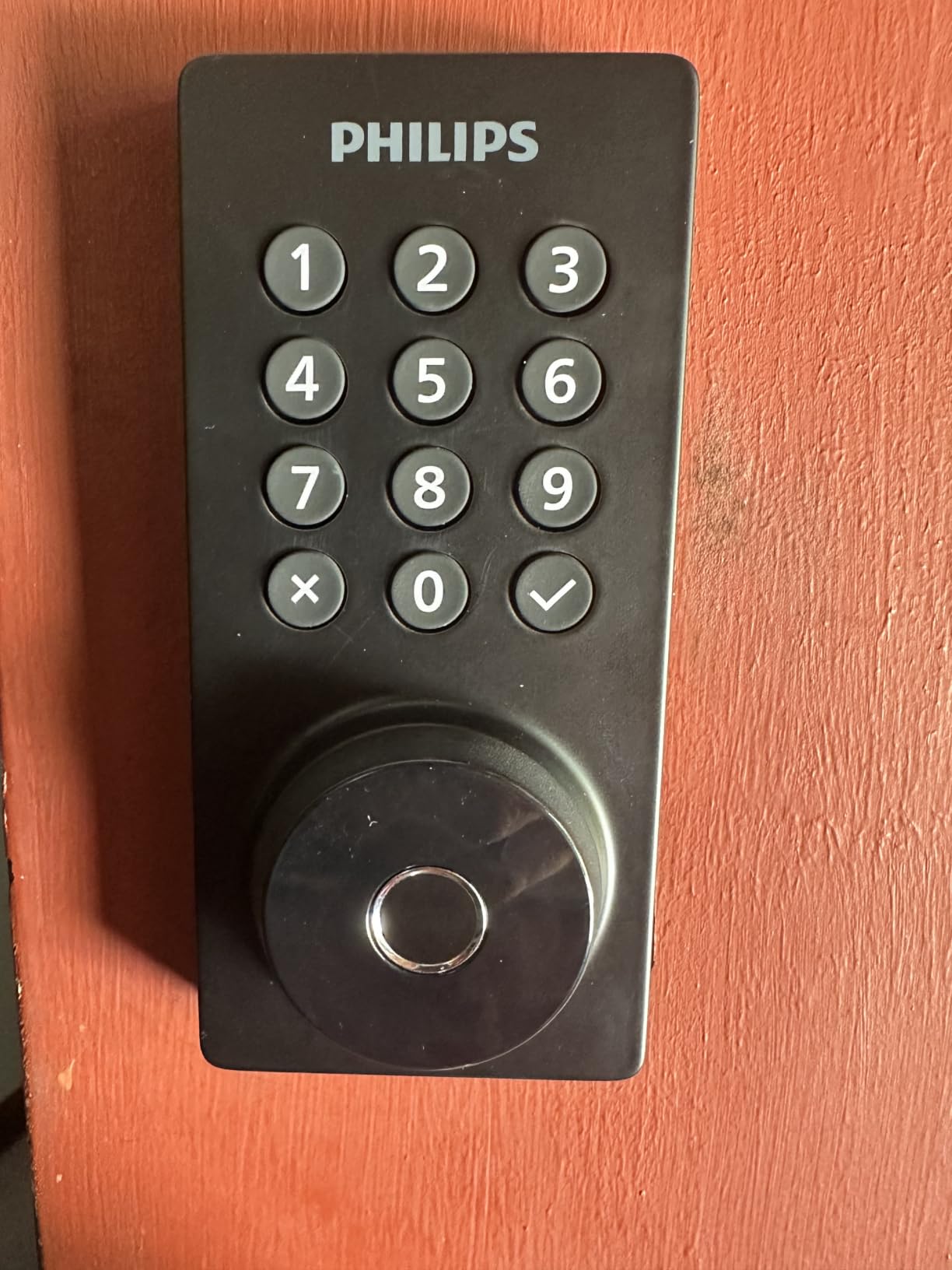 Philips Wi-Fi Smart Deadbolt Lock, Keyless Entry Door Locks for Front Door | Code / Fingerprint / APP Unlock, Remote Access, Alexa Google Voice Unlock, Auto Lock, Built in WiF, Backlit Touchscreen customer photo 2