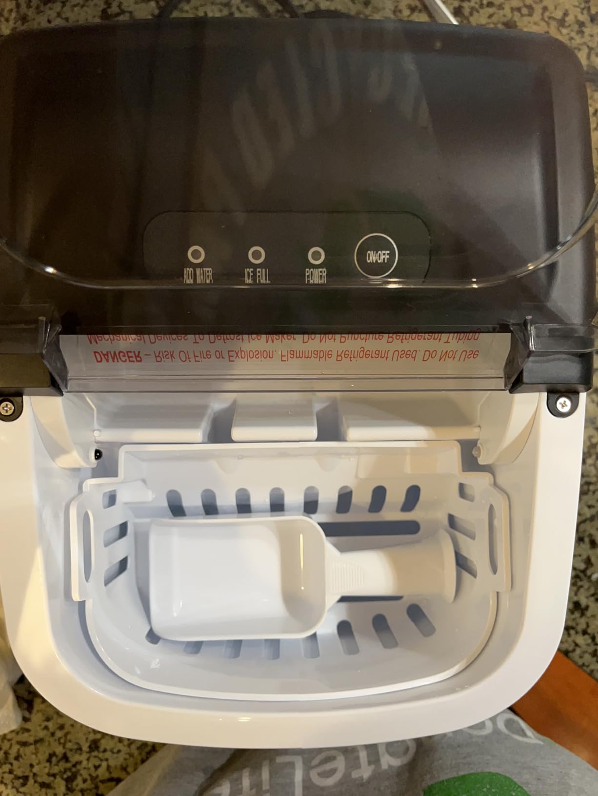 Kismile Nugget Ice Maker Countertop, 35 lbs/Day, Stainless Steel | Portable Sonic Ice Maker & Pebble Ice Machine, First Ice in 7 Mins, 43 dB Quiet, One-Touch Self-Cleaning for Home & Office customer photo 1