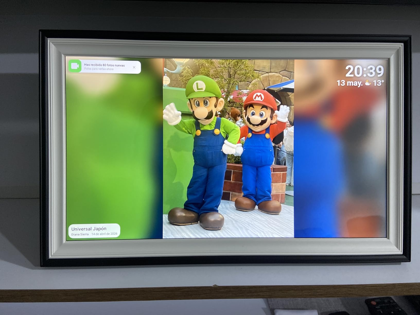 BIGASUO Digital Picture Frame Frameo 15.6