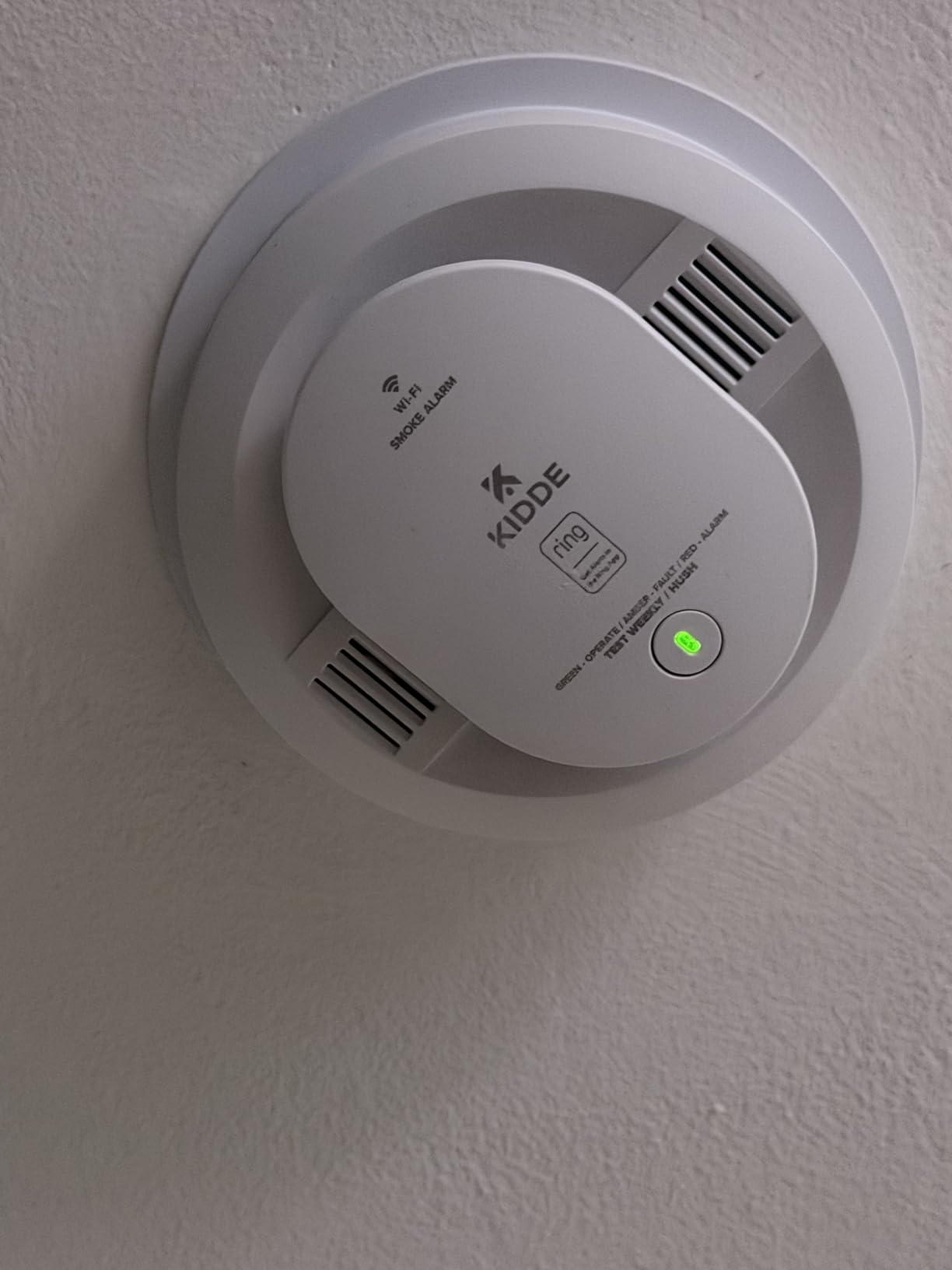 Kidde Smart Smoke Detector with Ring, Hardwire & AA Battery, RGSAR-RW customer photo 2