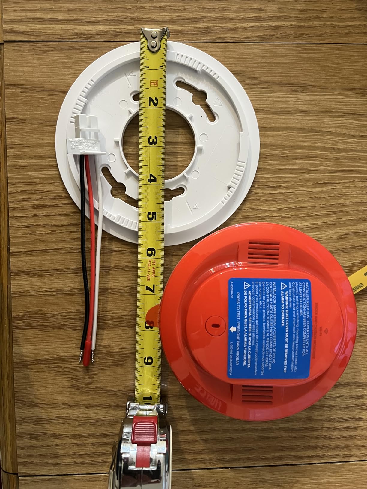Kidde Smart Smoke & CO Detector with Ring, Hardwire & AA Battery, RGCUAR-RW customer photo 2