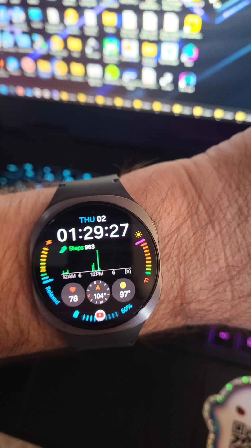 Samsung Galaxy Watch 8 (2025), Silver, 44mm, Bluetooth Smartwatch | Cushion Design, Fitness Tracker, Sleep and Running Coach, Energy Score, Heart Rate Tracking [US Version, 2 Yr Warranty] customer photo 2