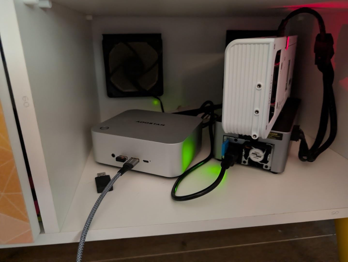 AOOSTAR AG01 External GPU Docking Station, Supports Mainstream NVIDIA and AMD Graphics Cards, Built-in 800W Power Supply, Oculink Expansion Graphics customer photo 1