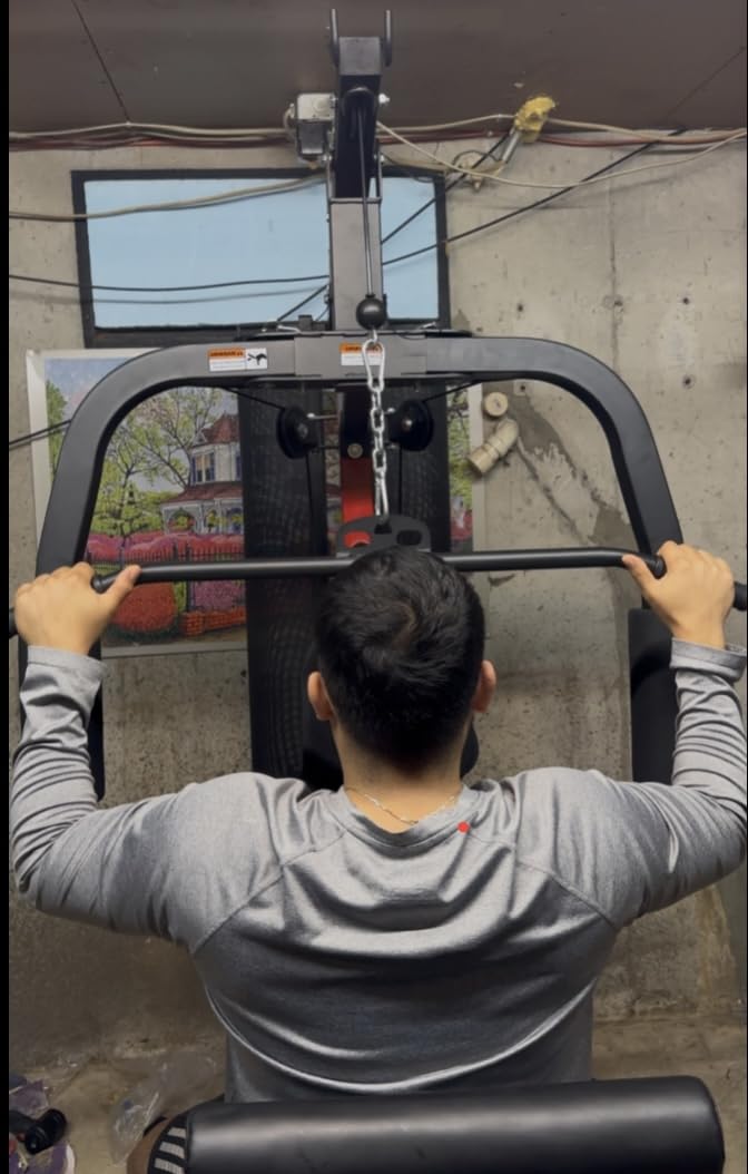 Home Gym System with 160LB Weight Stack, Multifunctional All-in-One Workout Station, Full Body Strength Training System customer photo 2