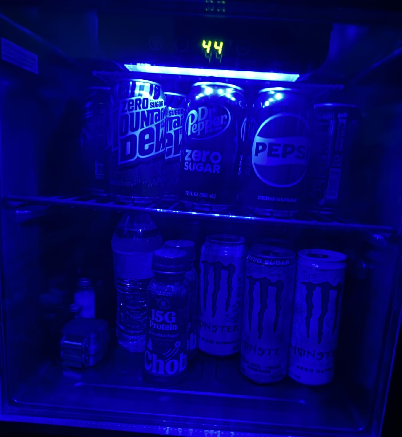 Feelfunn 24 Can Beverage Refrigerator, Mini Fridge, Black | 40-61°F, Whisper-Quiet ≤38dB, Fast Even Cooling, Removable Shelf, for Soda, Beer, Wine. Fits Office, Dorm, Bedroom, Home Bar customer photo 2
