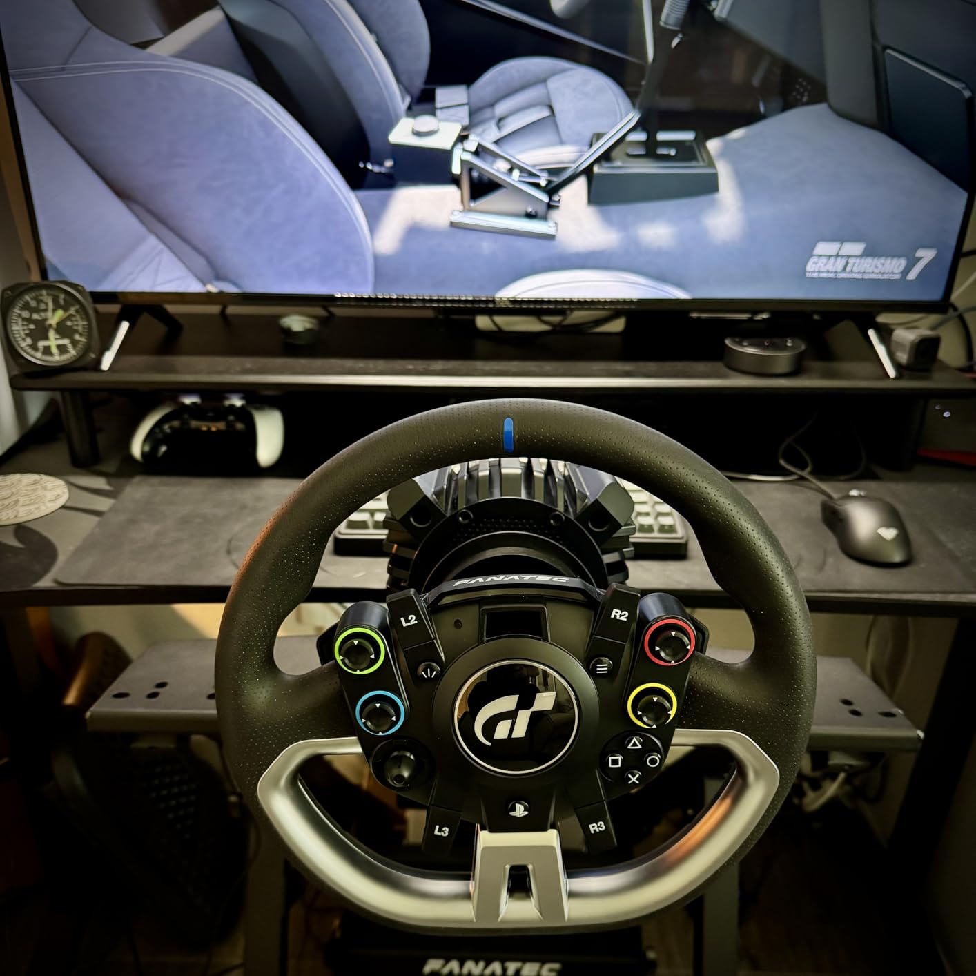 Fanatec Officially Licensed Gran Turismo DD Pro PlayStation Sim Racing Steering Wheel, Base and Pedals - Polyphony Digital Wheel, 5 Nm FluxBarrier Direct Drive, 2-Pedal Set for PC, PS5, PS4 customer photo 1