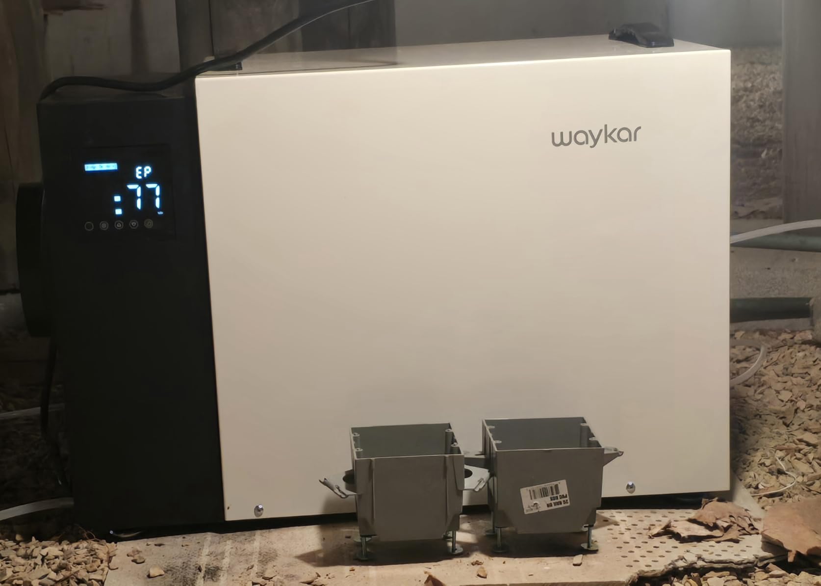 Waykar 70 Pint Energy Star Crawl Space Dehumidifier with Pump & Drain Hose for Basements, Commercial & Water Damage Spaces up to 5000 Sq. Ft., Compact, Strong Dehumidification, 5-Year Quality Coverage customer photo 2