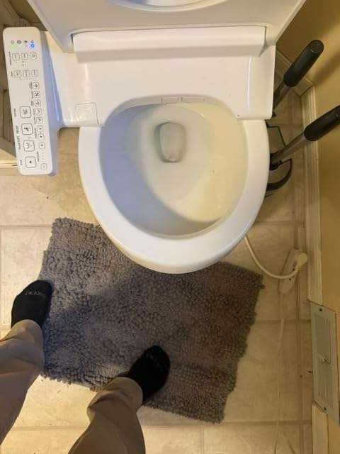 TOTO® WASHLET® S2 Electronic Bidet Toilet Seat with Instantaneous Water Heating, PREMIST and EWATER+ Wand Cleaning, Elongated, Cotton White - SW3346#01 customer photo 2