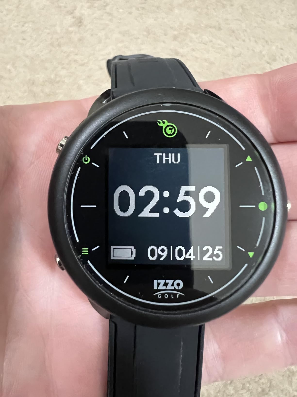 Izzo Golf Swami Golf GPS Watch with Personalized Club Suggestions customer photo 2