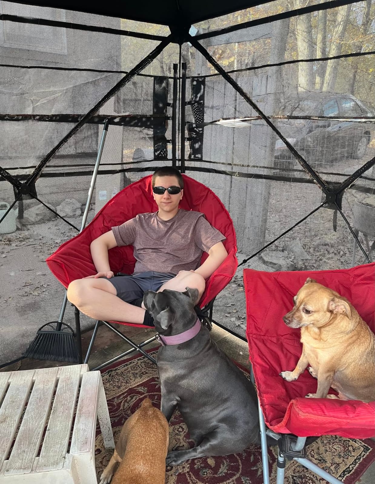 TLC Sport Hunting Blind, 360 Degree See Through Ground Blind, Pop Up Hunting Tent customer photo 2