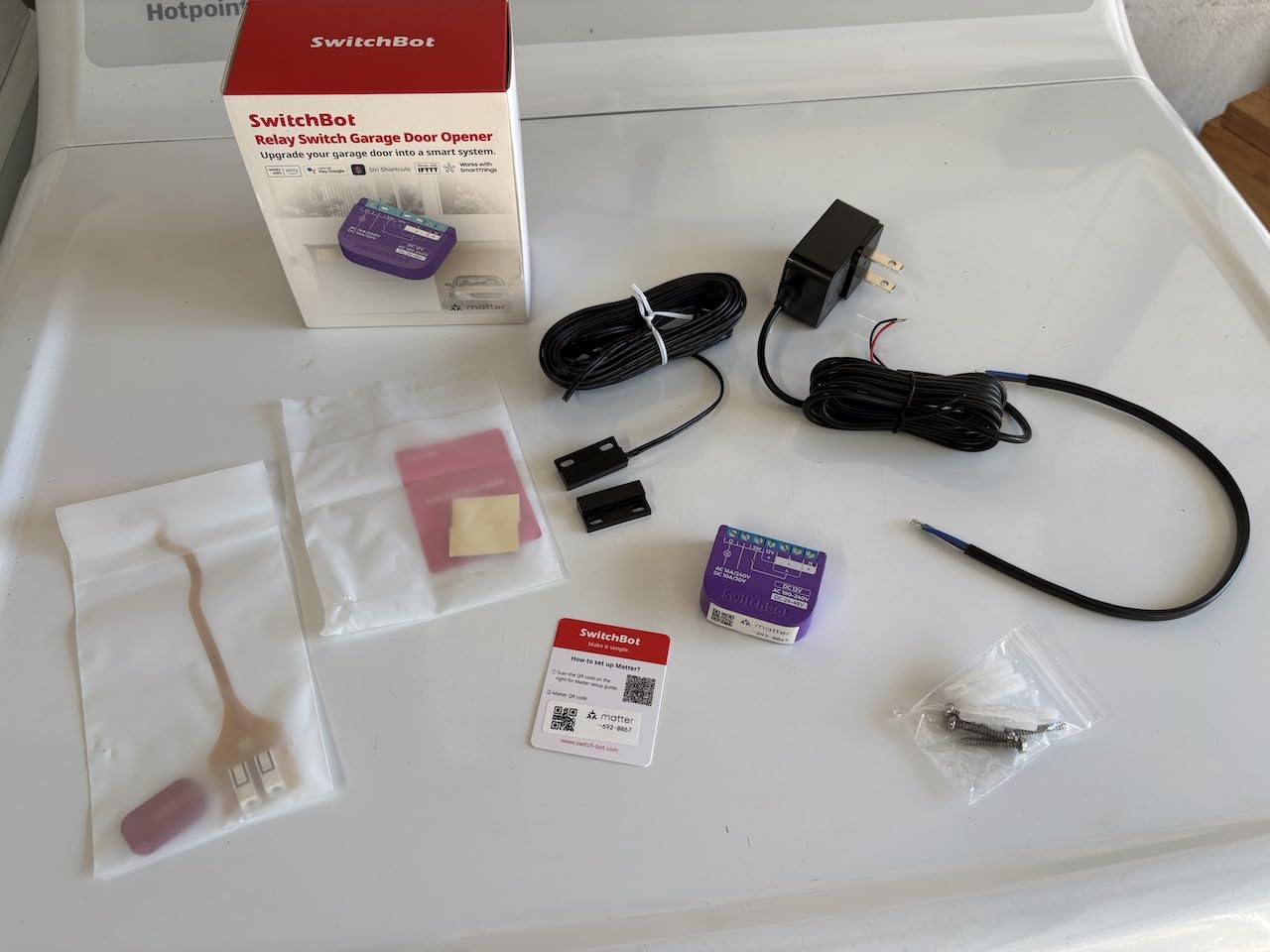 SwitchBot WiFi Smart Garage Door Opener, Matter Certified, Alexa/Google/Siri/IFTTT/Smartthings Supported, Most Garage Door Supported, App Control, Multiple Notification Modes, No Hub Needed customer photo 1