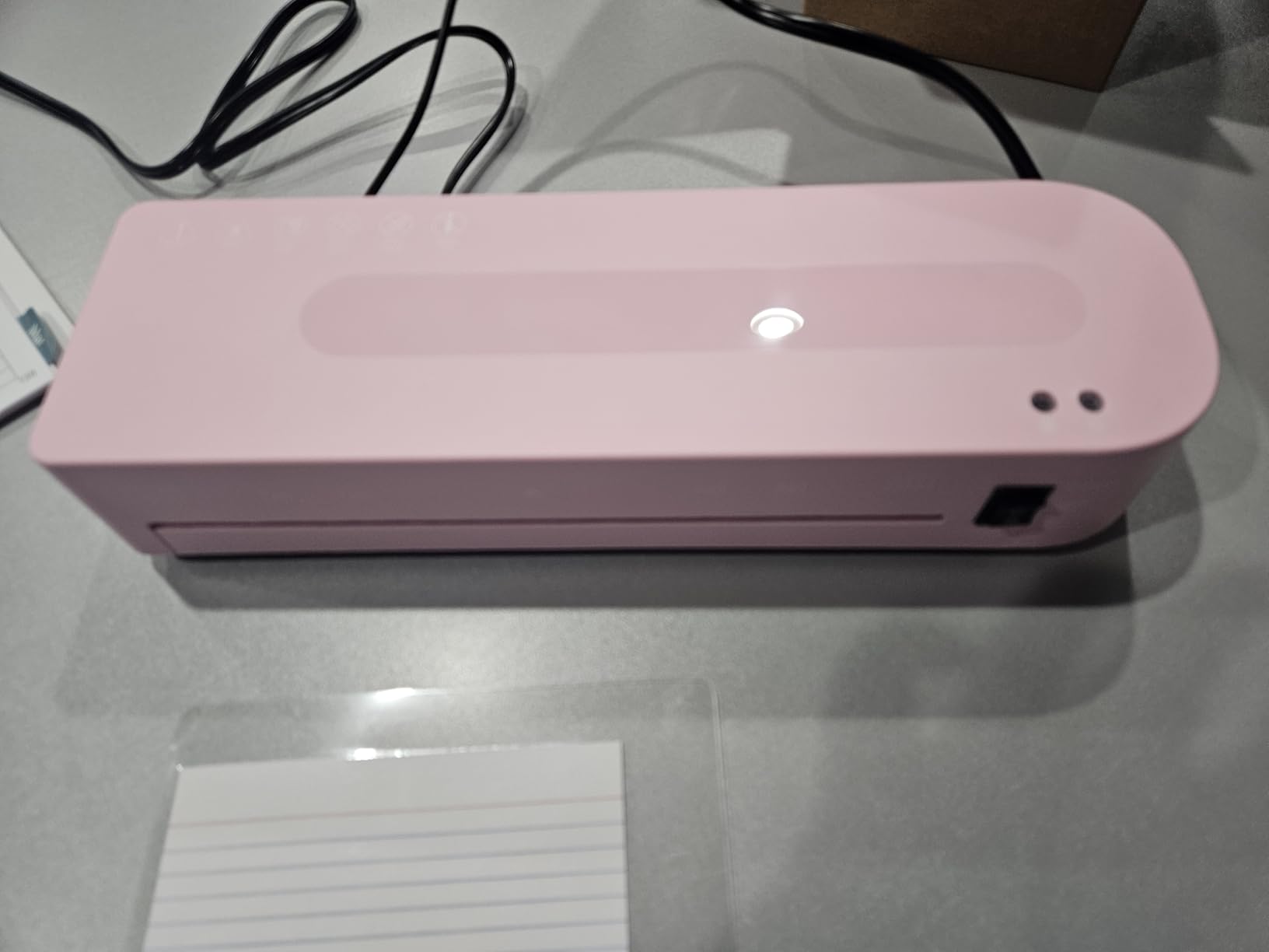 Laminator Machine, A4 Laminators Hot & Cold with 20 Laminating Sheets and Trimmer, 9 Inch Laminating Machine for Office, School, Business and Home customer photo 2