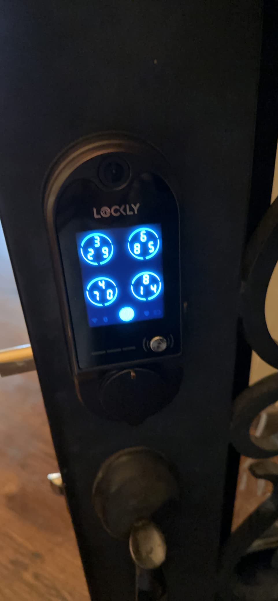 Lockly Vision Video Smart Lock with Video Camera/2-Way Audio Doorbell - Wi-Fi Deadbolt for Front Door, PIN Genie Keypad, Fingerprint, Motion Sensor, App Remote Control, No Monthly Fee, Auto Lock customer photo 1