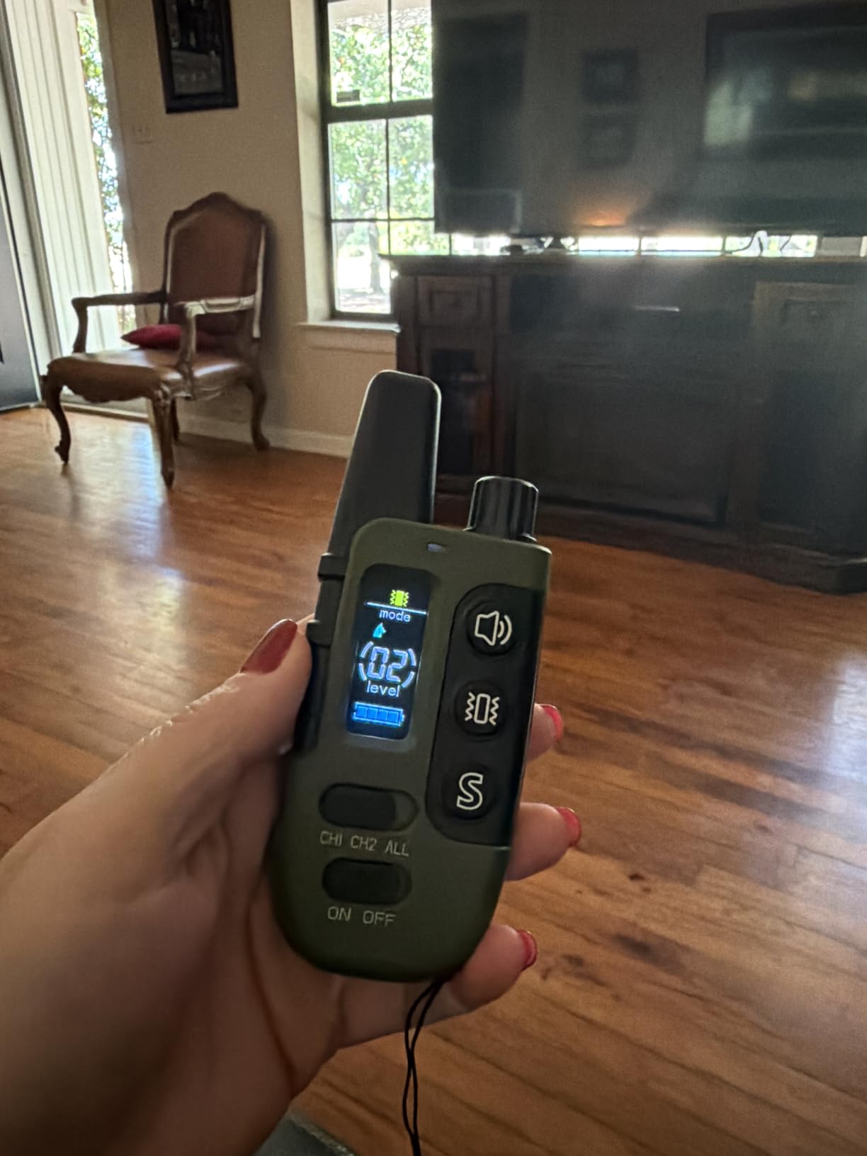 Shock Collar for Dogs, Dog Training Collar with Remote Control | IP67 Waterproof Receiver, Beep, Vibration, Safe Static Modes, Rechargeable, Adjustable Fit for 15-110 lb Dogs customer photo 2