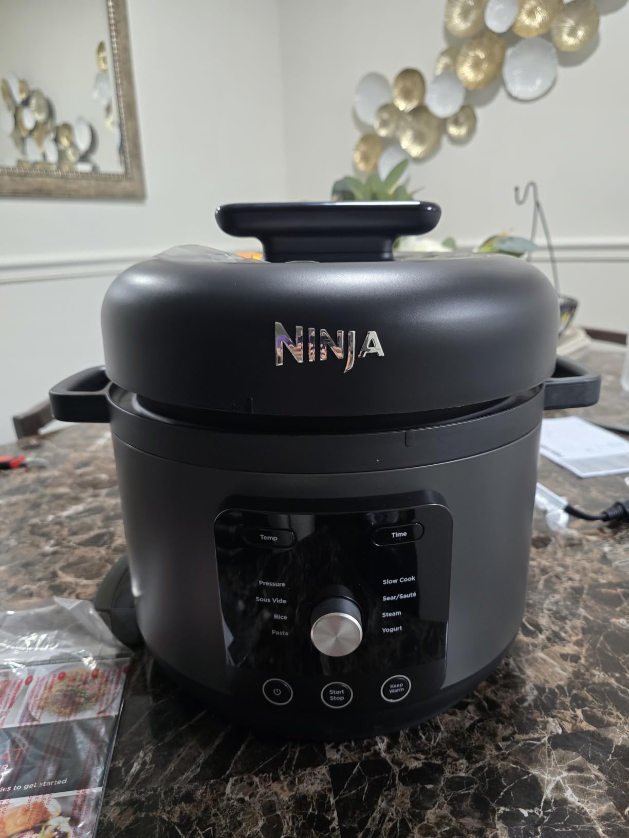 Ninja HyperHeat 9-in-1 Pressure Cooker, 6.5-qt, Stone Purple, PC201SP | Cooks 2X faster, Sear, Sauté, Slow Cook, Steam & Sous Vide, 1200W, PFAS-free pot, removable SimpliServe pot for easy serving customer photo 2