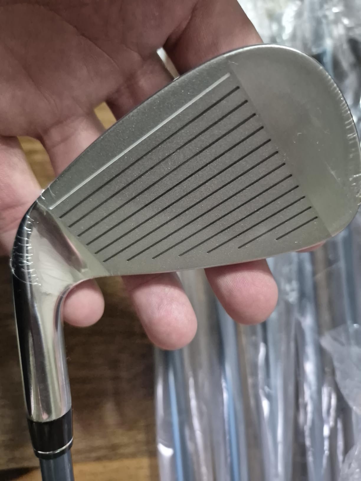 PGM Men's Golf Iron Set for Right Handed with Forgiving Design | Cavity Back Wide Sole Golf Club Iron with Precision Balanced Shaft and Easy Control Grip Includes 5 to 9 PW SW customer photo 2