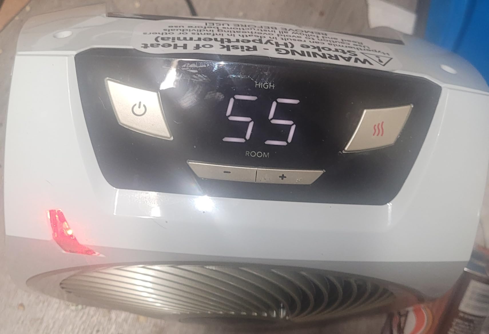 Vornado AVH10 (2025) Space Heater for Home, Fan Only Option, Digital Display with Adjustable Thermostat, Advanced Safety Features, Auto Climate Control, Whole Room Electric Heater for Indoors, White customer photo 1