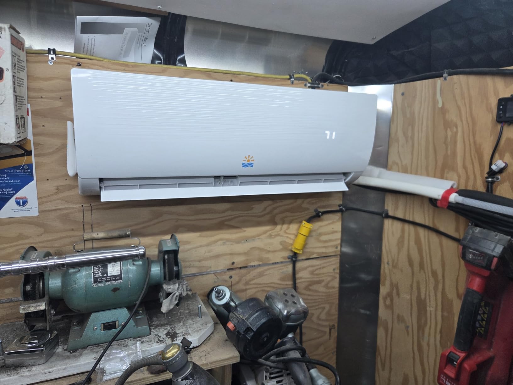 Rellytech Mini Split AC/Heating System, 12000 BTU, 19 SEER2 115V/110V | Ductless air conditioner, energy efficient, pre-charged system, up to 750sq.ft coverage, inverter heating and cooling customer photo 2