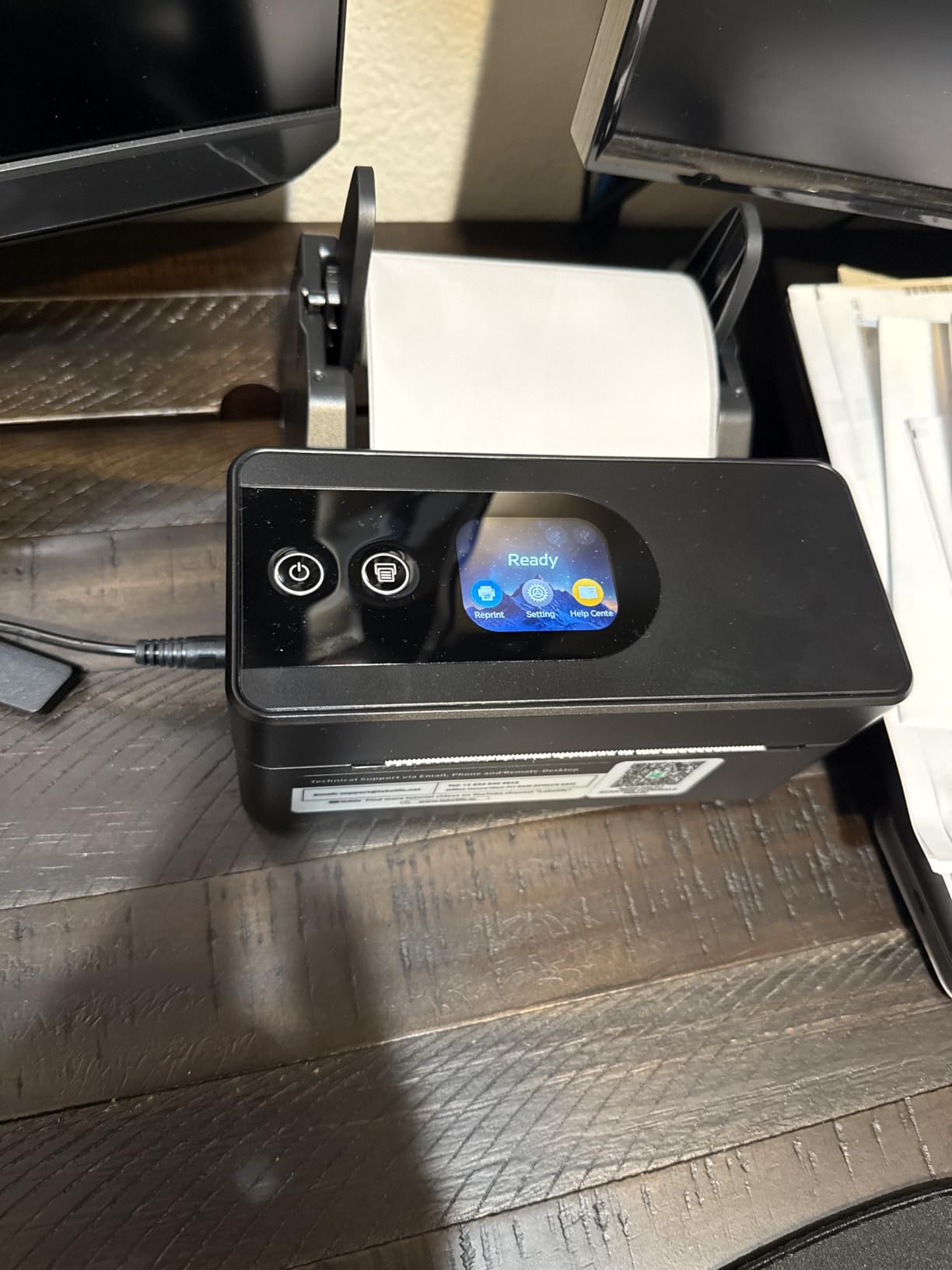 Phomemo PM64D Shipping Label Printer with Touch Screen & Label Holder | Upgraded 4x6 Wireless Thermal Label Printer for Small Business & Shipping Package, Compatible with Amazon, Shopify, USPS customer photo 2