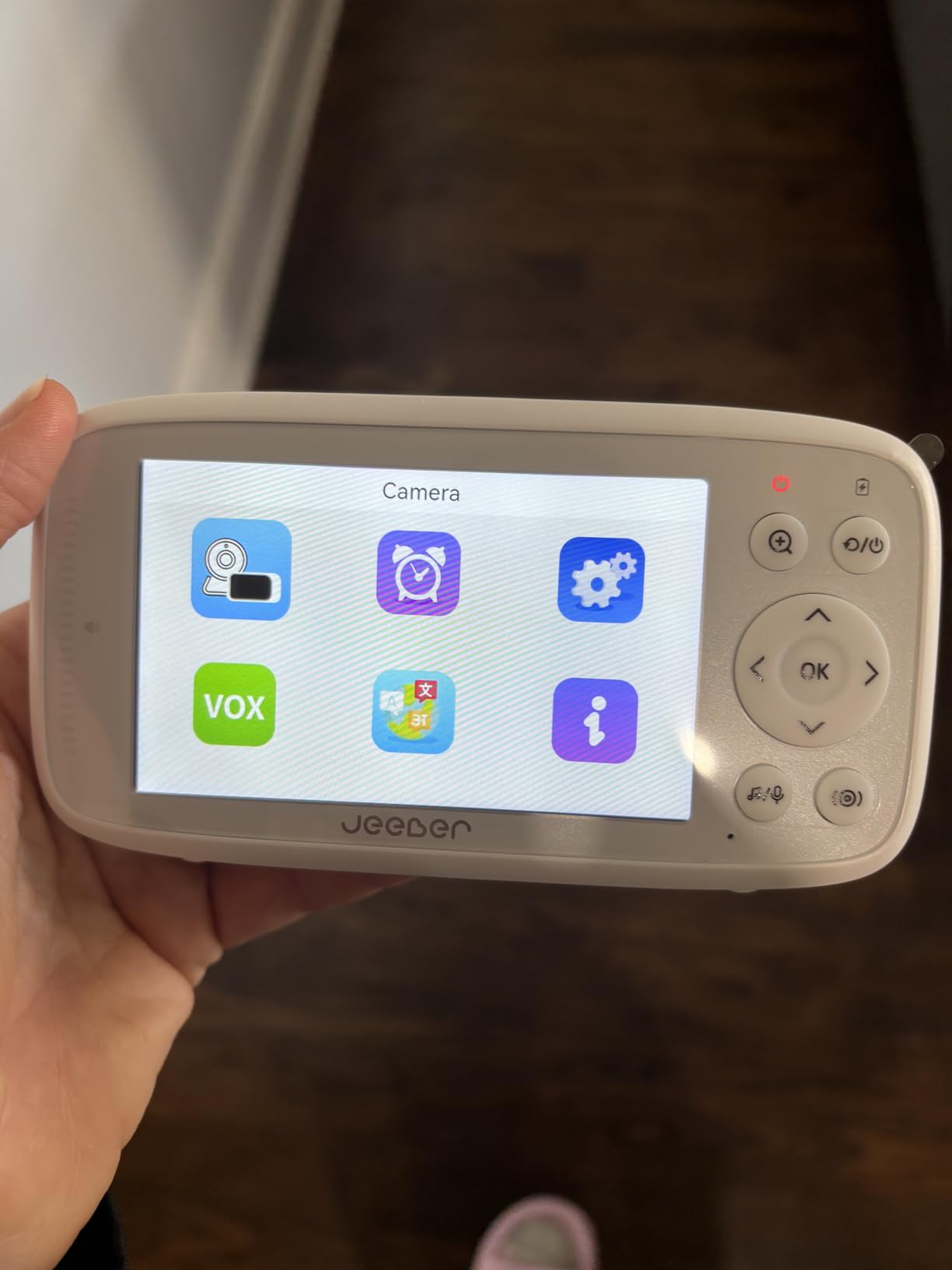1080P 2.4GHz WiFi Baby Monitor with Camera and Audio, Pan-Tilt-Zoom Video Camera, 4