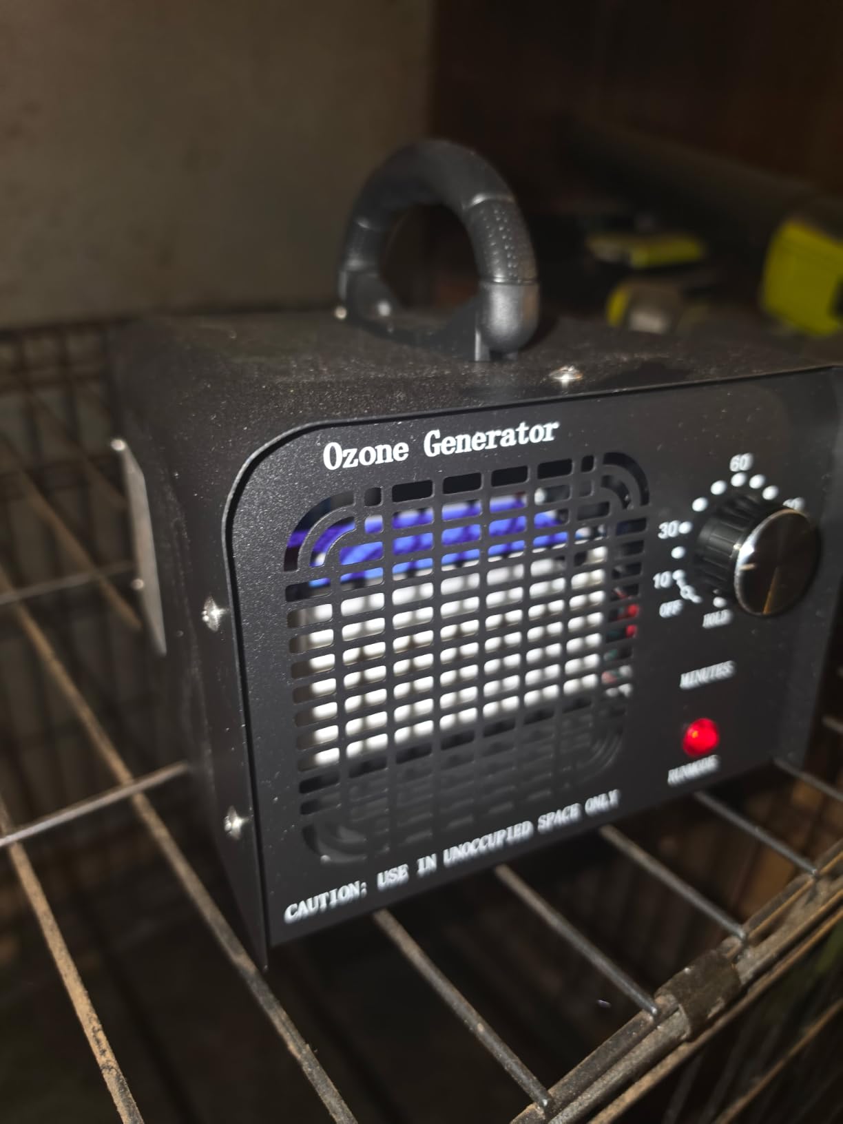 Ozone Generator, Ozone Machine, 4000 sq ft, 120-Min Timer, Black | Ozone Odor Eliminator, High Capacity O3 Ionizer Air Deodorizer, Portable Mini Ozone Machine for Car, Home, Smoke, Pets customer photo 1