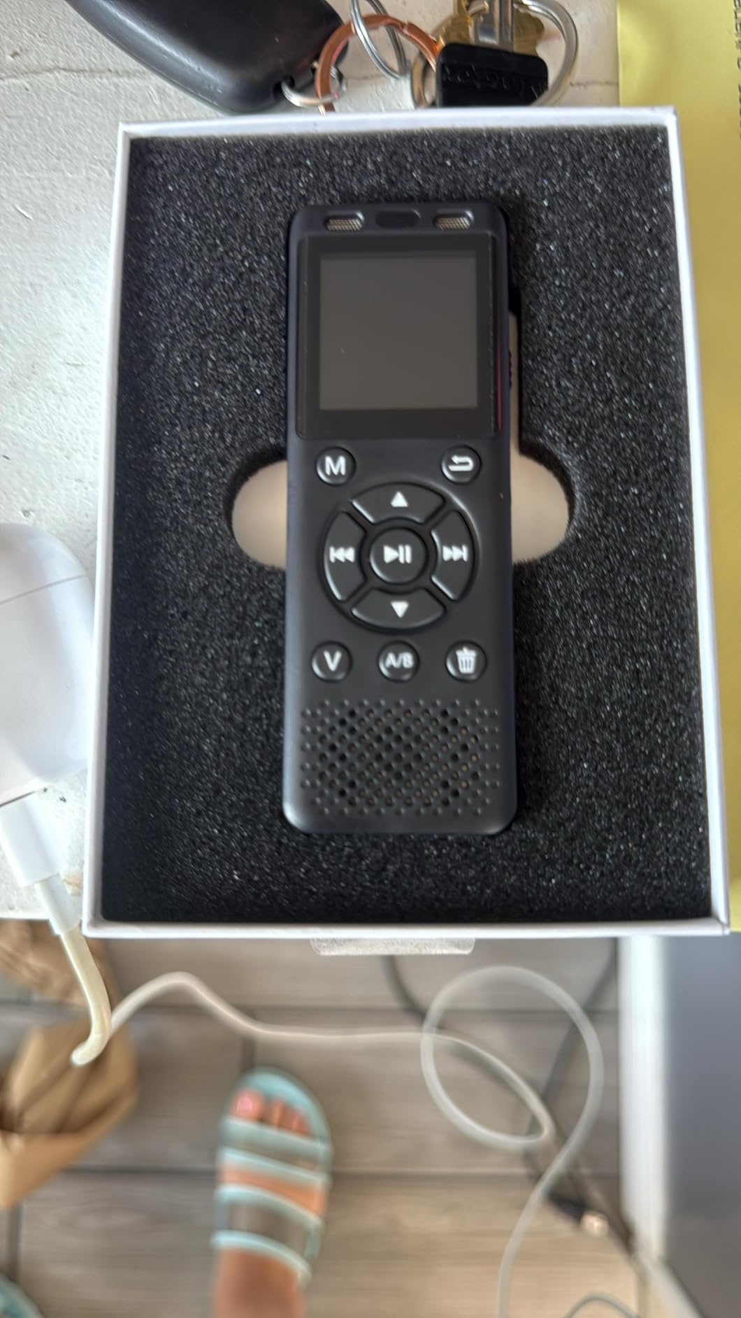 Tonfarb 64GB Digital Voice Recorder with Playback, Audio Recording Device | for Lectures Meeting/Classes/Interviews, Tape Recorder with Voice Activated, Password, Noise Reduction, A-B Repeat, MP3 Player Etc customer photo 1