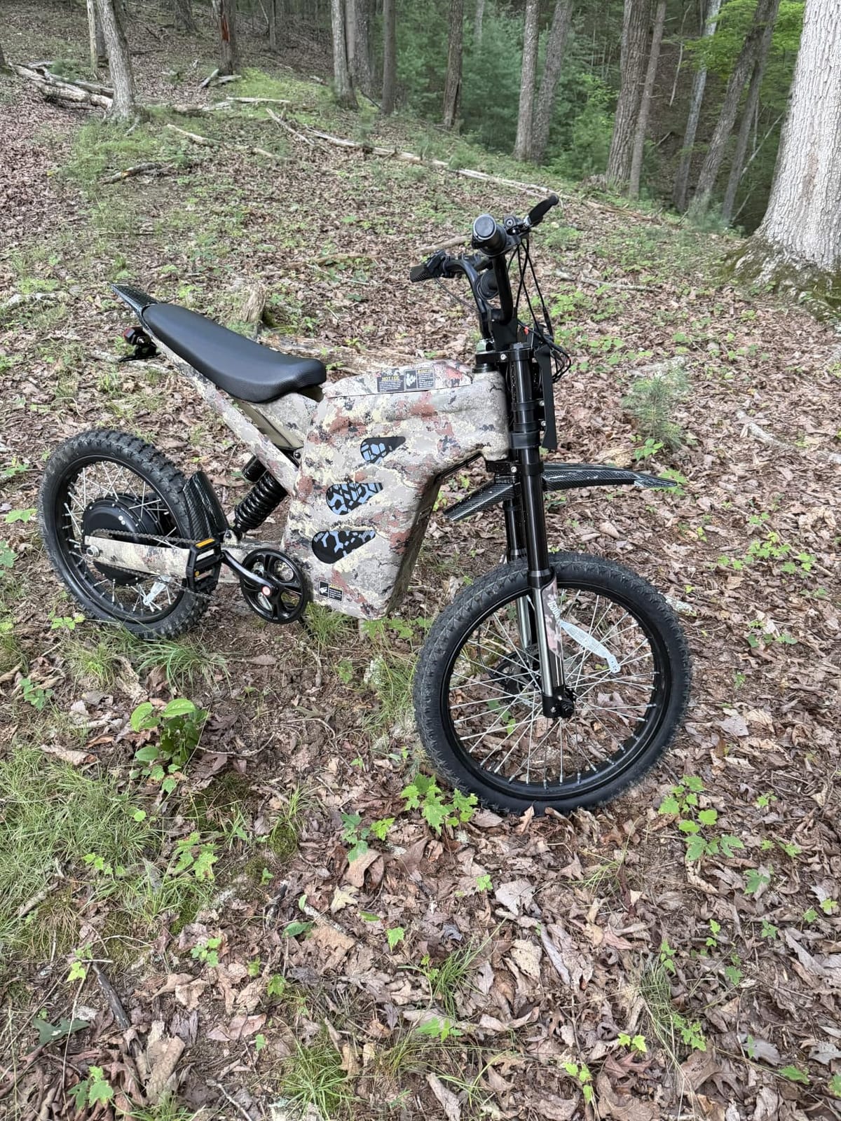 HAPPYRUN G300 Pro Electric Dirt Bike for Adults, 72V 30Ah Battery, 6500W Motor, 50 MPH Speed, 70 Mile Range, 350 Lbs Load Capacity, Hydraulic Brakes customer photo 1