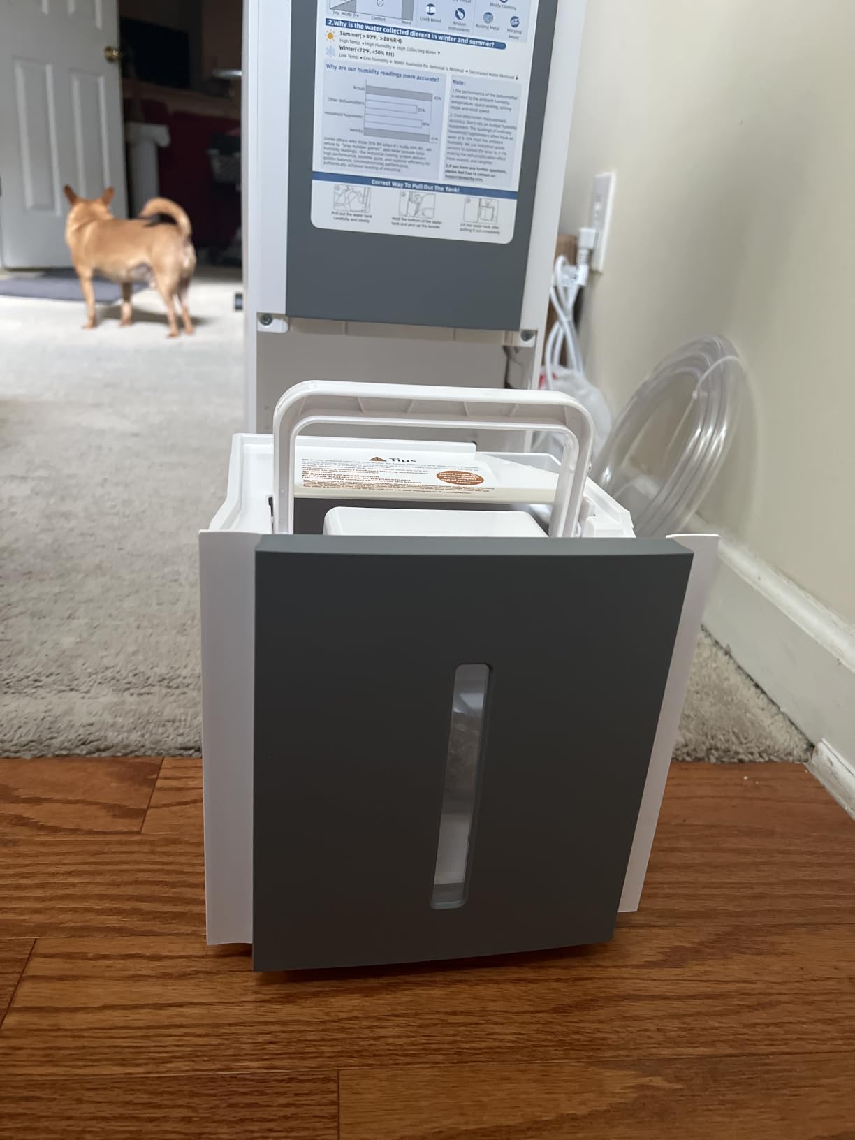 AEOCKY 6000Sq.Ft Energy Star Most Efficient 2024 Dehumidifier Max 105Pint/D | Dehumidifier with Drain Hose for Basement, Home, Bedroom, Bathroom, Intelligent Humidistat customer photo 2