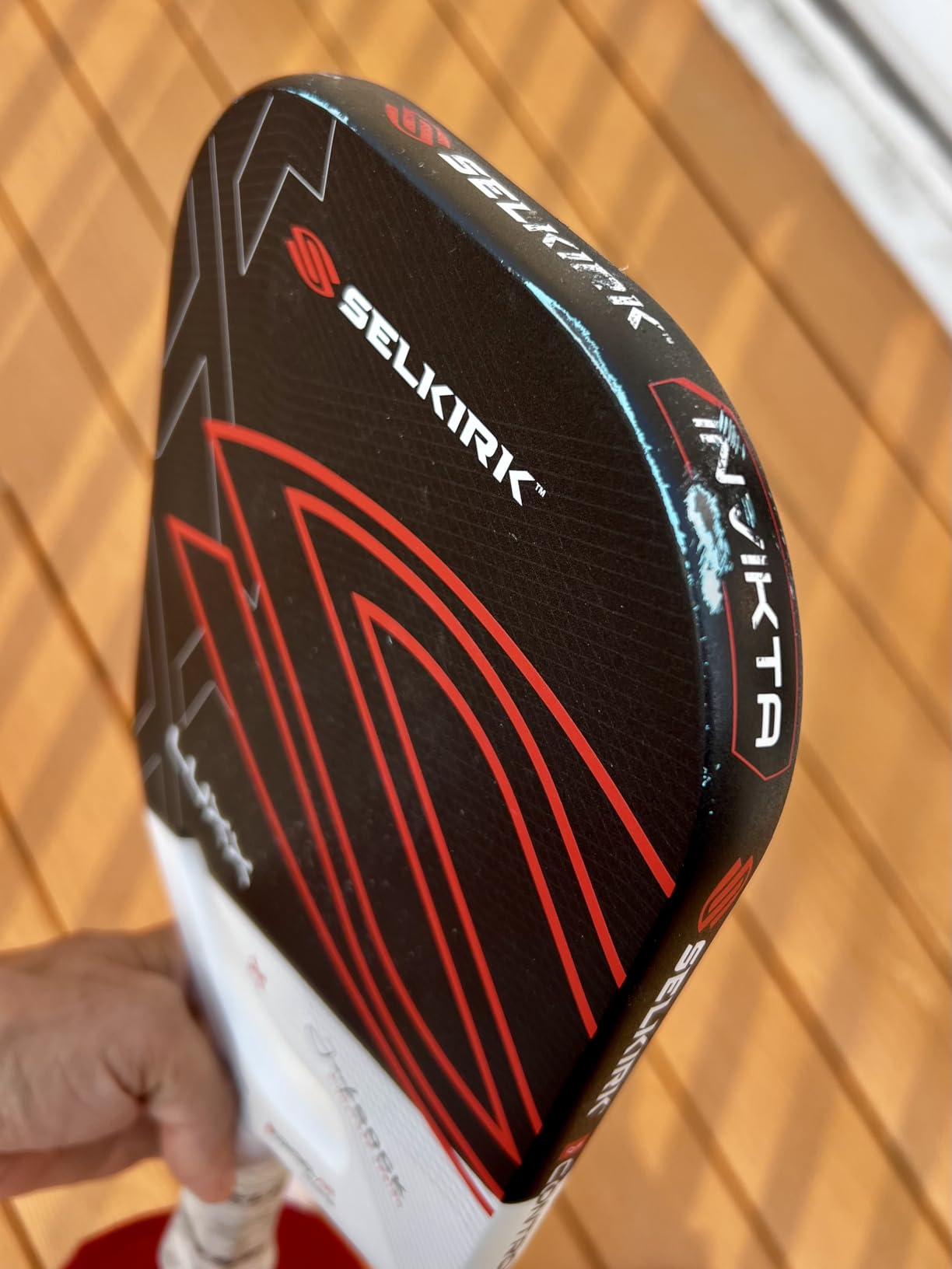 Selkirk Sport LUXX Control Pickleball Paddle | Carbon Fiber InfiniGrit | A pickleball racket with an Octagonal Grip and 2,000-RPM spin surface, built for intermediate to advanced players customer photo 2