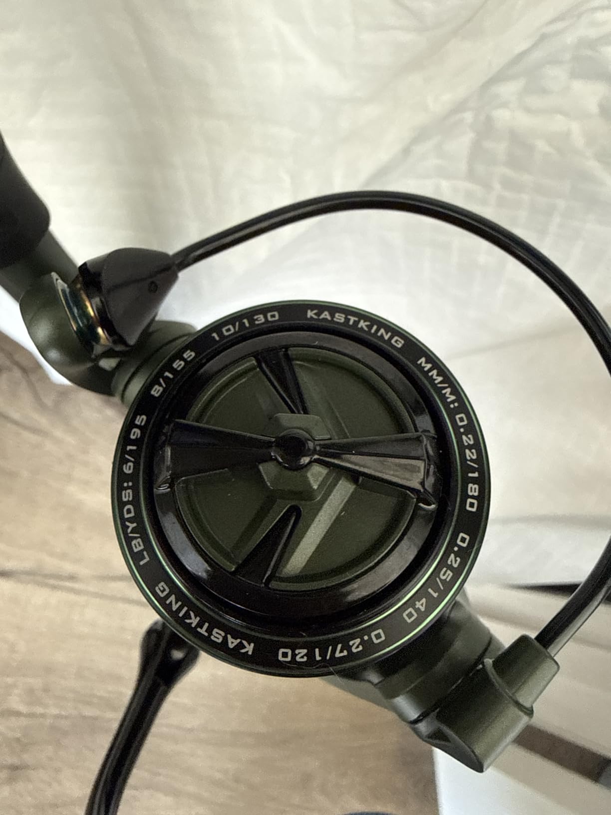 KastKing Spartacus II Spinning Fishing Reels for Saltwater & Freshwater | Max Drag: 22 lb, 7+1 BB, 12.5 oz, Graphite Frame, 5.2:1 Gear Ratio, Size 500 & 1000 Perfect for Ice Fishing customer photo 2