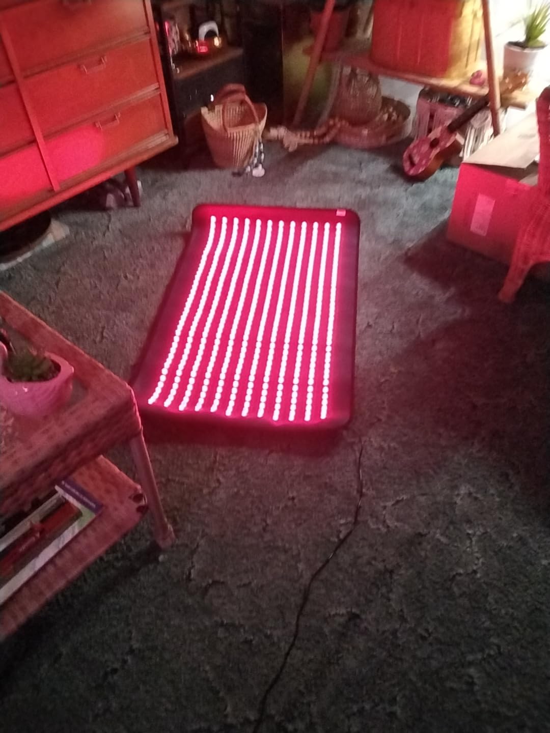 Red Light Therapy Mat for Full Body, Largest 2704LEDs Near Infrared Light Therapy Pad, 660nm& 850nm 2in1 LEDs Light Blanket, High end Leather, 5 Power Levels UP to 288W, 73