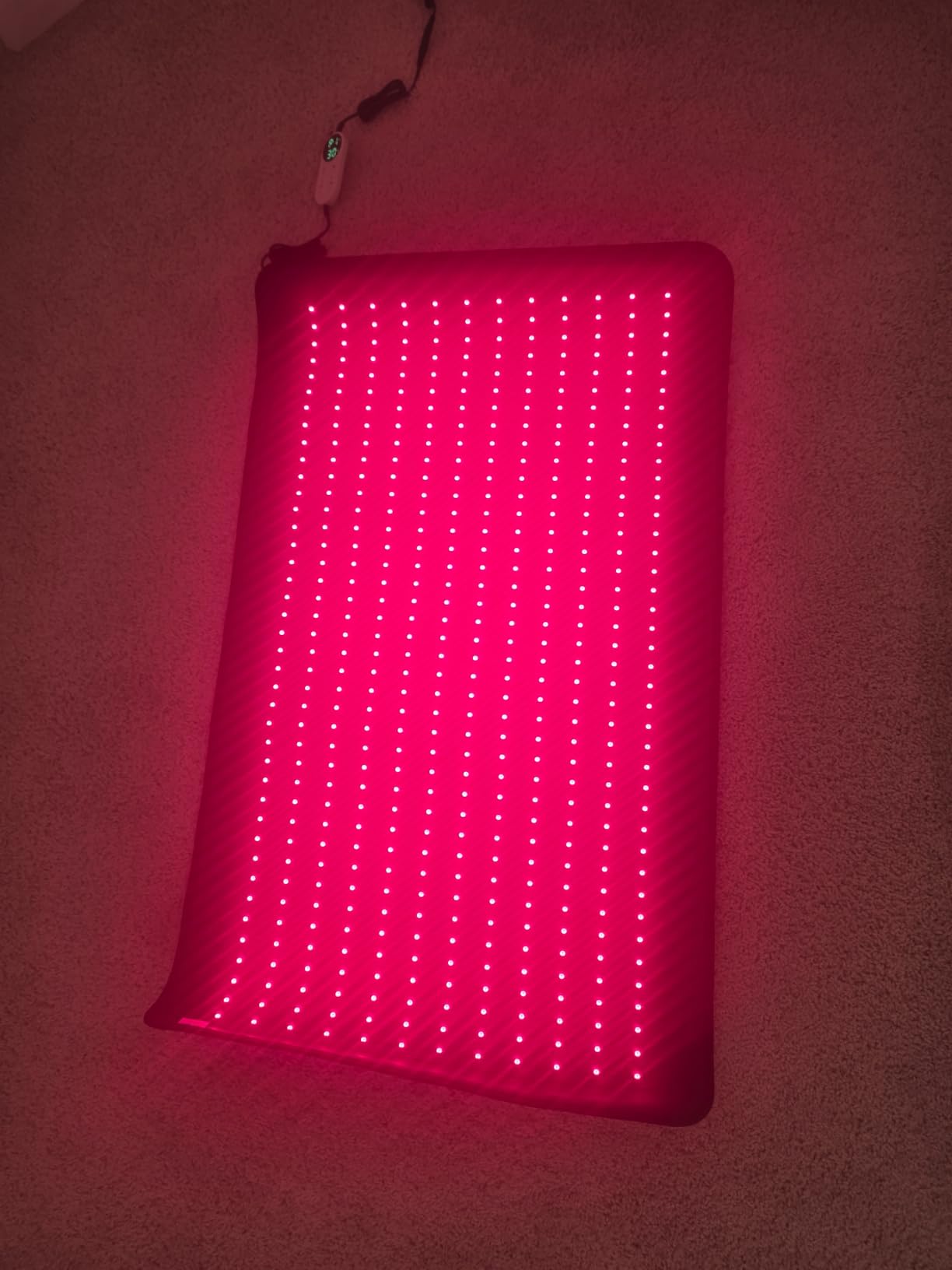 Red Light Therapy Mat for Full Body, Largest 2704LEDs Near Infrared Light Therapy Pad, 660nm& 850nm 2in1 LEDs Light Blanket, High end Leather, 5 Power Levels UP to 288W, 73