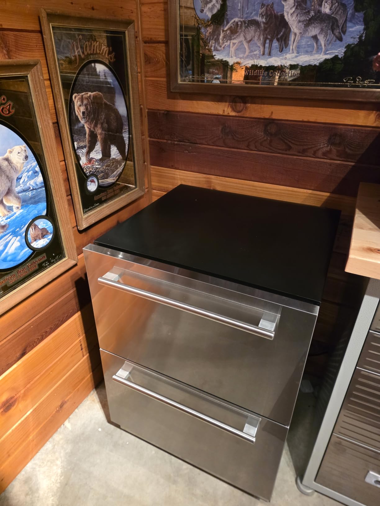 Antarctic Star 24 Inch Outdoor Beverage Refrigerator, 180 Can Stainless Steel Mini Fridge, Undercounter Built-in or Freestanding, Fast Cooling Low Noise Wine Cooler for Home Patio, 32-50°F customer photo 1