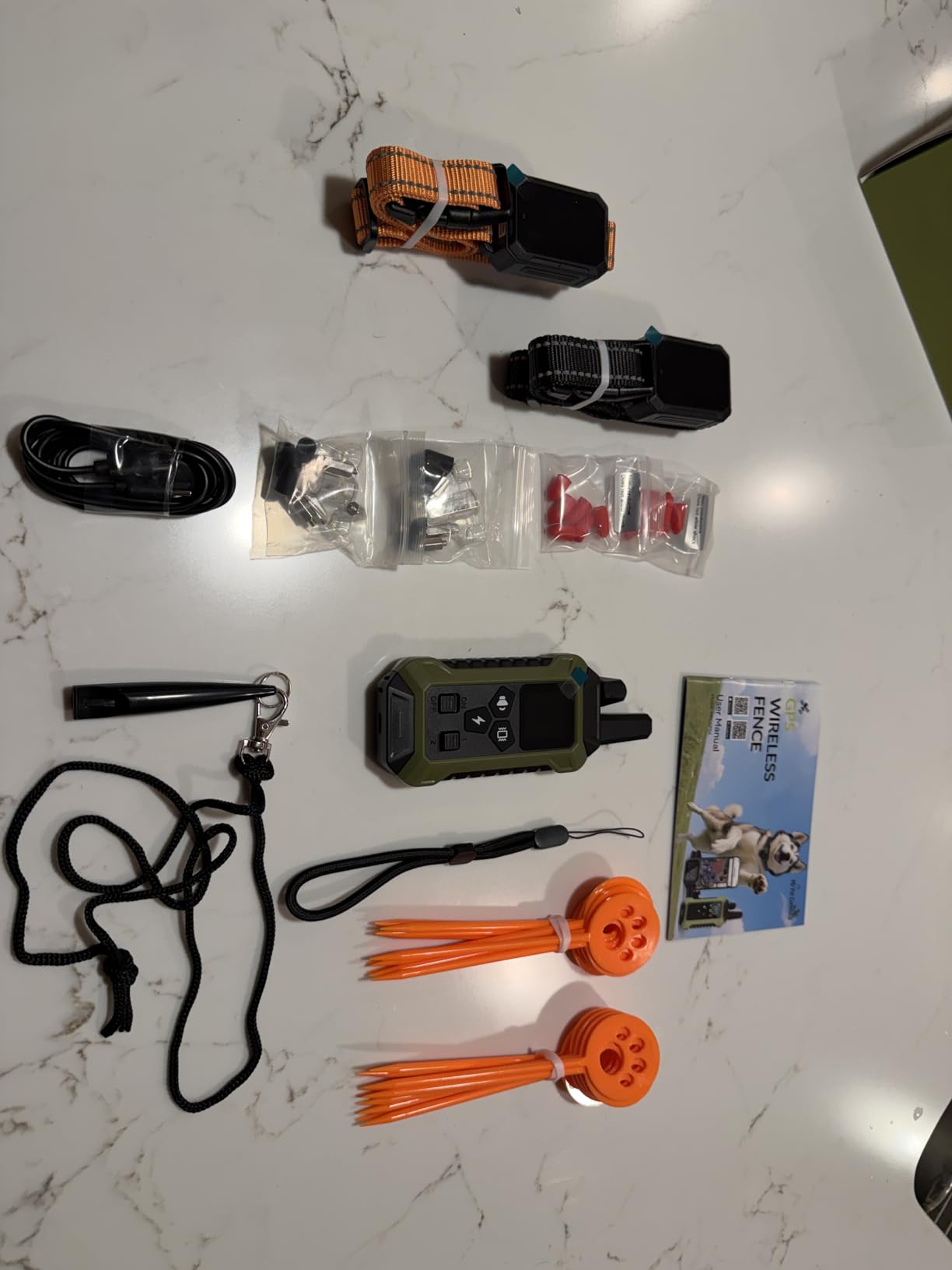 My Pet Command 2-1 Smart Wireless GPS Dog Fence with APP Setup 2 Collar Kit | No Subscriptions, 6-Sided or Circular Fences, Tone, Vibration, Static correction, Waterproof, Rechargeable, Remote Training customer photo 1