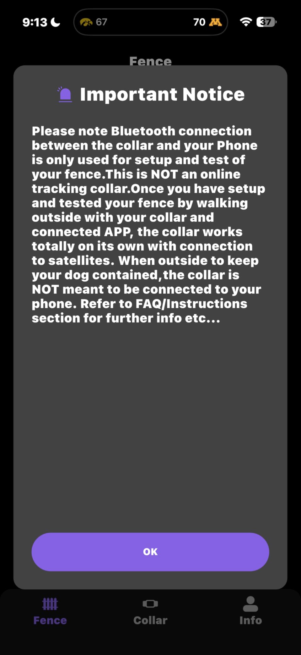 My Pet Command 2-1 Smart Wireless GPS Dog Fence with APP Setup 2 Collar Kit | No Subscriptions, 6-Sided or Circular Fences, Tone, Vibration, Static correction, Waterproof, Rechargeable, Remote Training customer photo 2