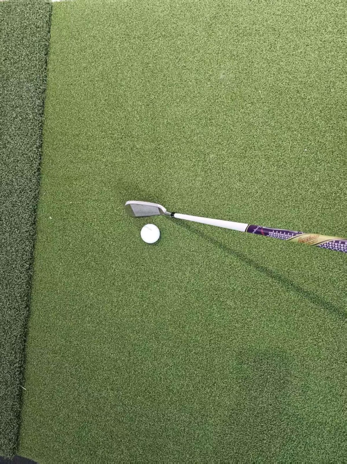 Fanshaw Premium Dual-Turf Golf Mat 5x4/6x4ft 40-50mm Thickened for Practice | Durable Golf Hitting Mat: Tee, Fairway & Rough Turf for Driving & Chipping, Indoor & Outdoor Backyard&Simulator Training customer photo 1