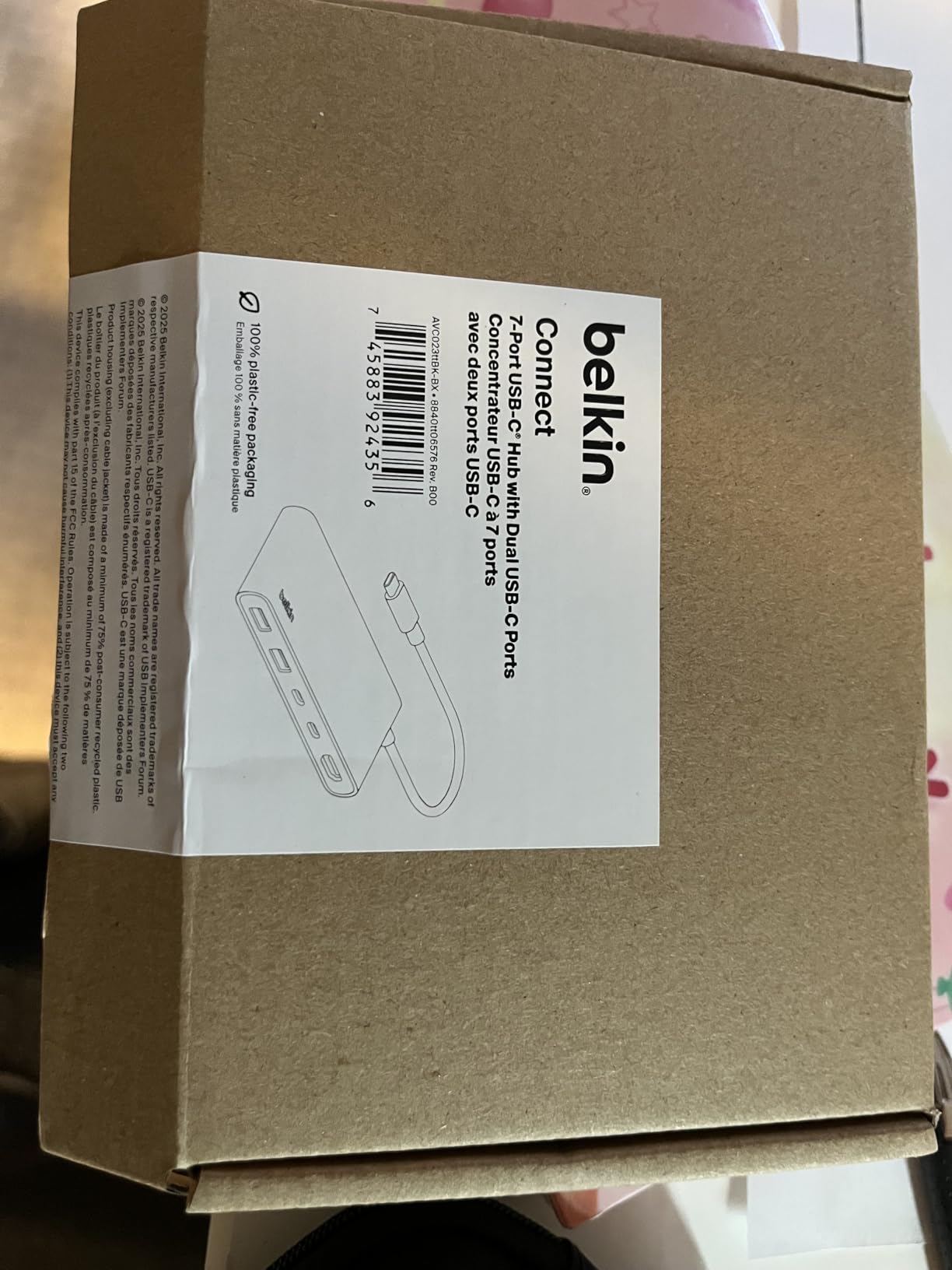 Belkin USB-C Hub 7-Port 4K HDMI SD MicroSD 100W PD for Neo MacBook & More | HDMI 2.0 display support, SD and MicroSD card slots, compatible with Neo MacBook, iPad Pro, and Chromebook customer photo 2