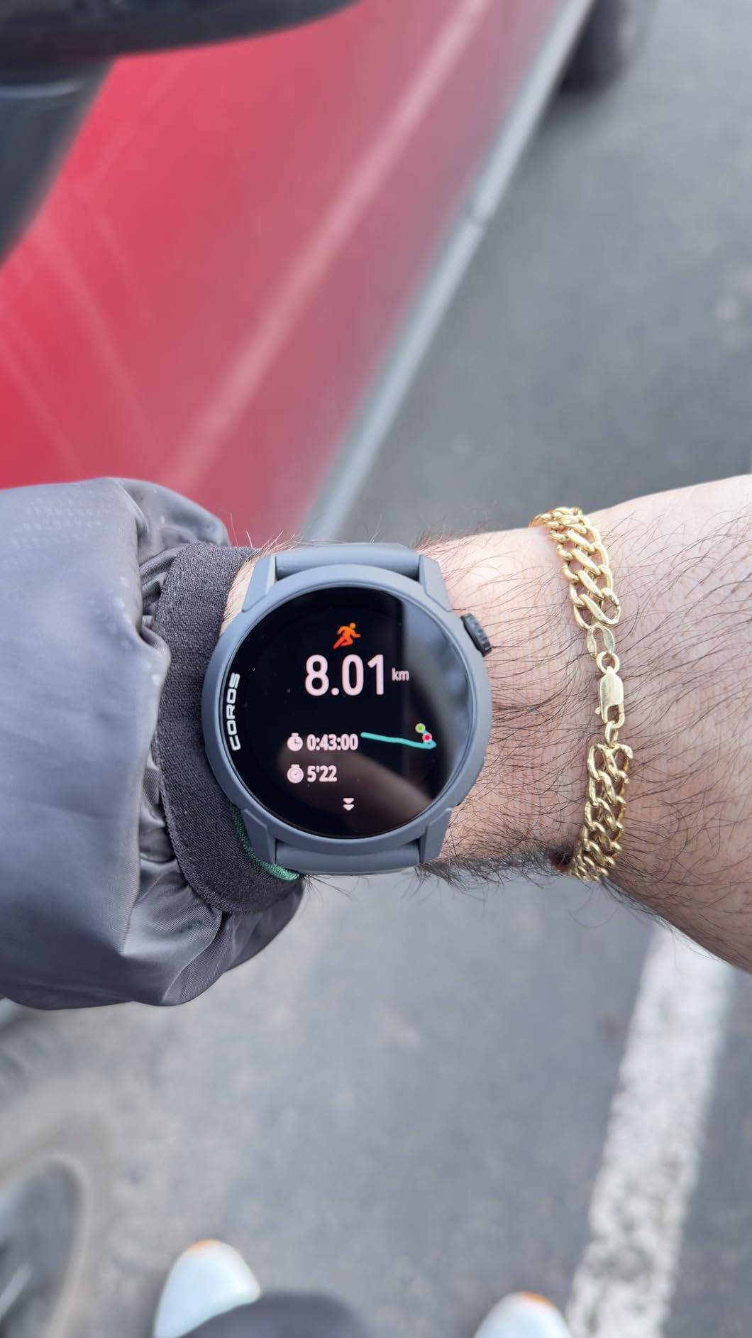 COROS PACE 4 Ultralight Sport GPS Watch for Run - Black Silicone | 1.2