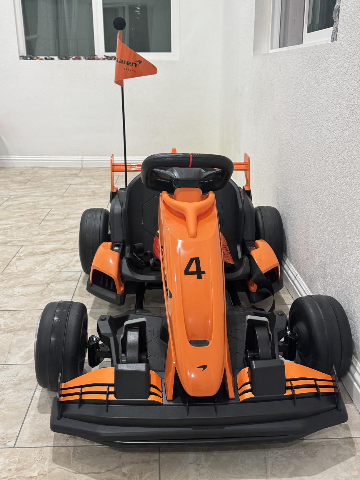 First Ride On Licensed McLaren 36V 9Ah Electric Go Kart for Big Kids, Dual 250W Motors, 5.6-8.7 MPH, Remote Control, Adjustable Seat, Soft Start & Brake Pedal, Fast Go Cart Gift for Kids customer photo 1
