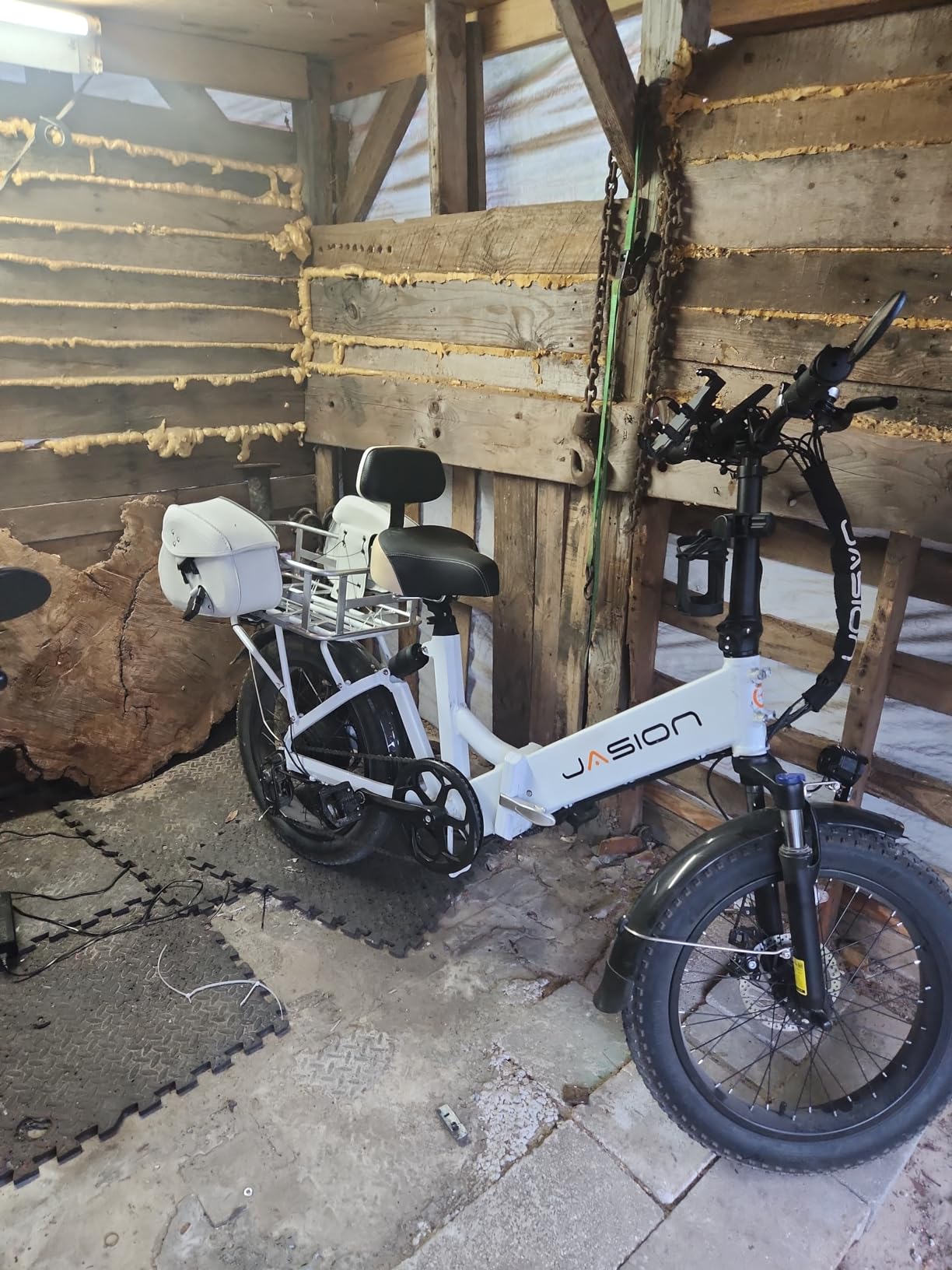 Jasion Thunder/PRO/ST Electric Bike, 2000W/1800W Peak Ebikes for Adults, 26'' Fat Tire Best Ebike for Men, 90/80 Miles with 1040Wh/864Wh Battery, 35/30+MPH Max Speed Bicycles, 500/400LB Capacity customer photo 1