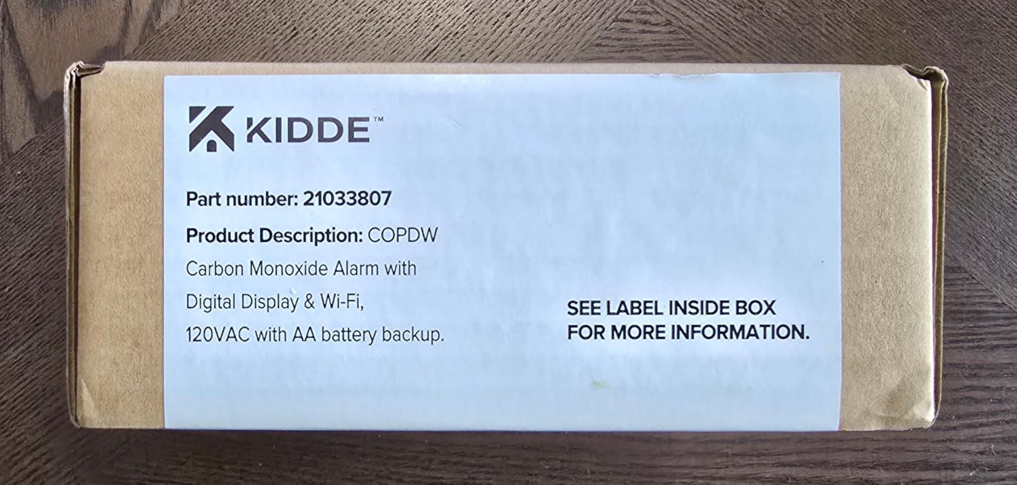 Kidde Smart Carbon Monoxide Detector, Plug-in & AA Battery Backup, COPDW, Real-Time Alerts, Digital Backlit Display, No Low Battery Chirps, 5th Edition customer photo 2