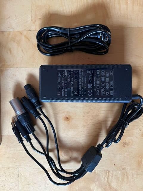 Electric Bike Charger 48V, 54.6V 2A Charger (5 Plugs) Fast Universal for 48V Lithium Battery, Compatible with Ebike, One Wheel, Electric Bicycle, Rad Power Bike customer photo 2