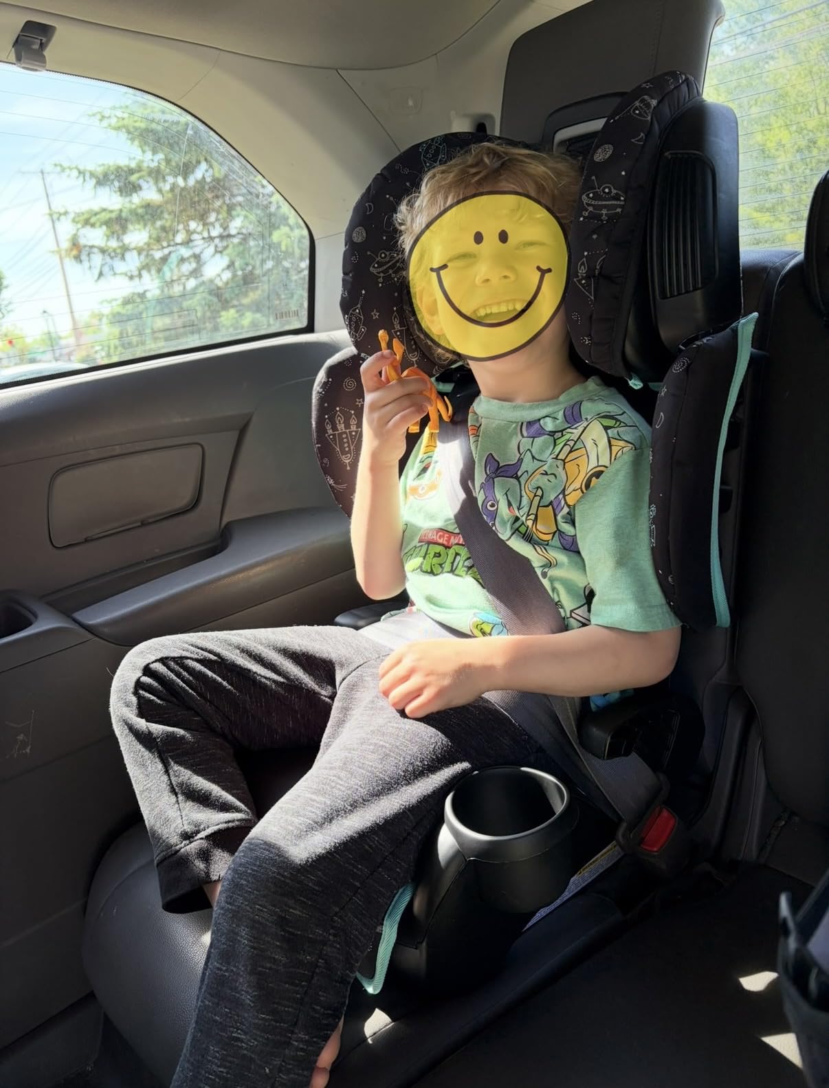 Evenflo GoTime LX Booster Car Seat (Astro Blue) customer photo 1