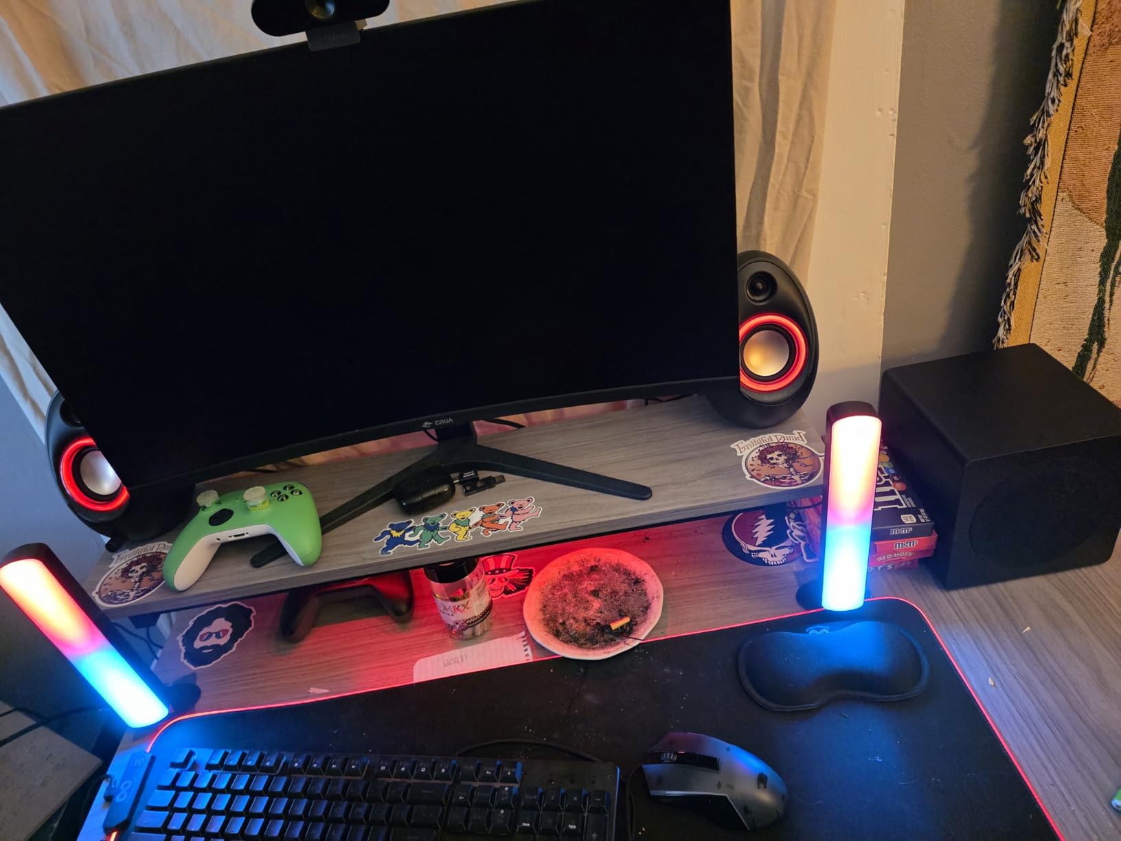 Bluedee Computer Speakers with Subwoofer, 2.1 PC Speakers with Deep Bass and 80W Peak Power customer photo 1