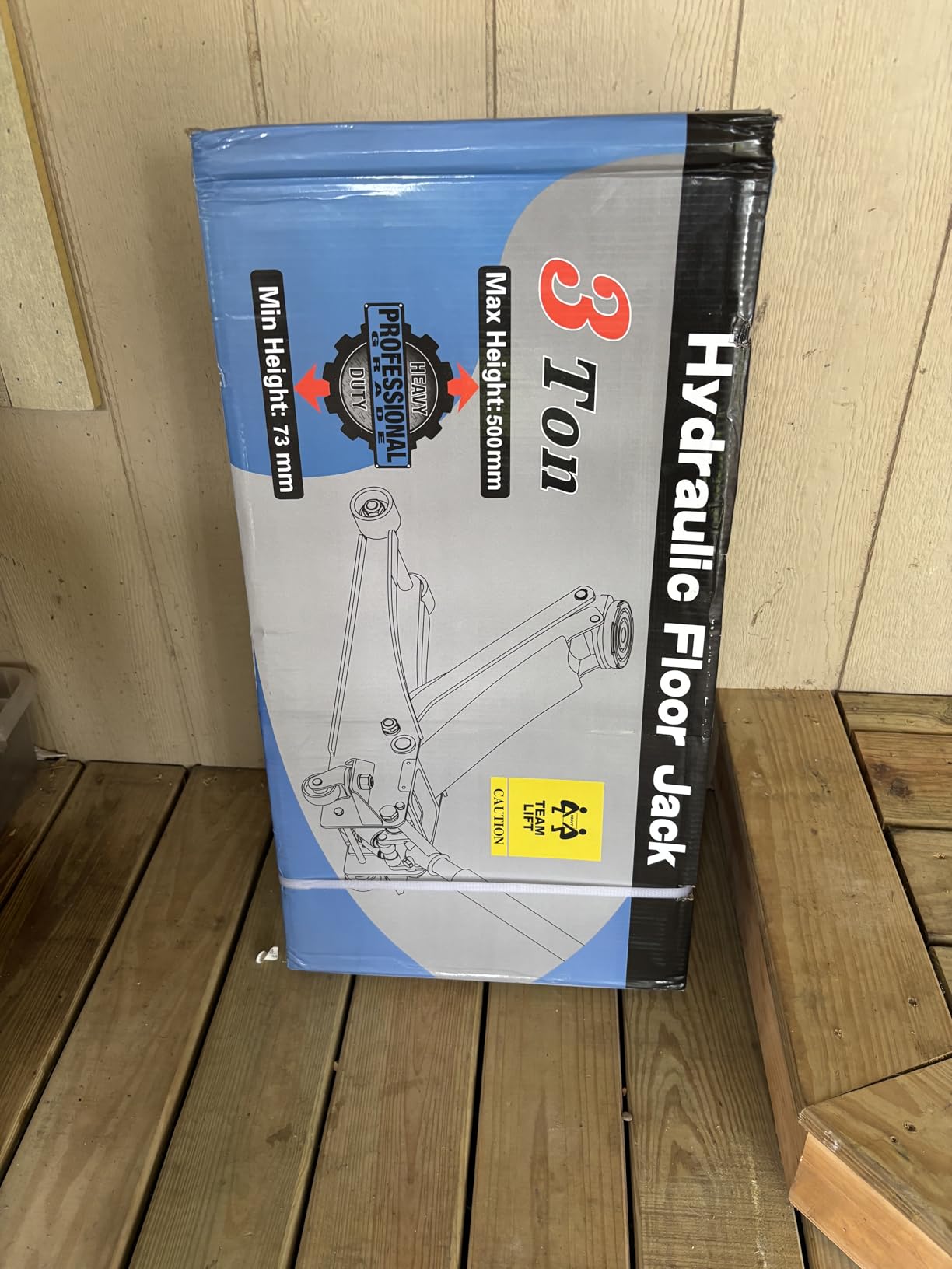 3 Ton Low Profile Floor Jack, 3.34