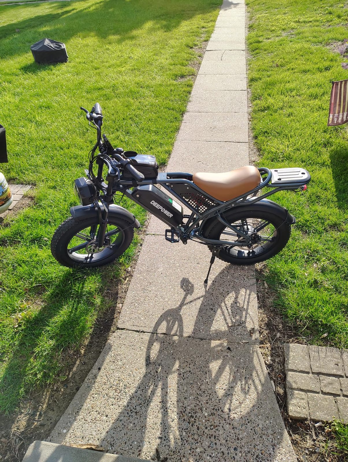DEEPOWER QS7 Electric Bike for Adults, 2000W Peak Power Motor, 48V 20Ah/35Ah/60Ah Battery Options, 35-170 Mile Range, 20