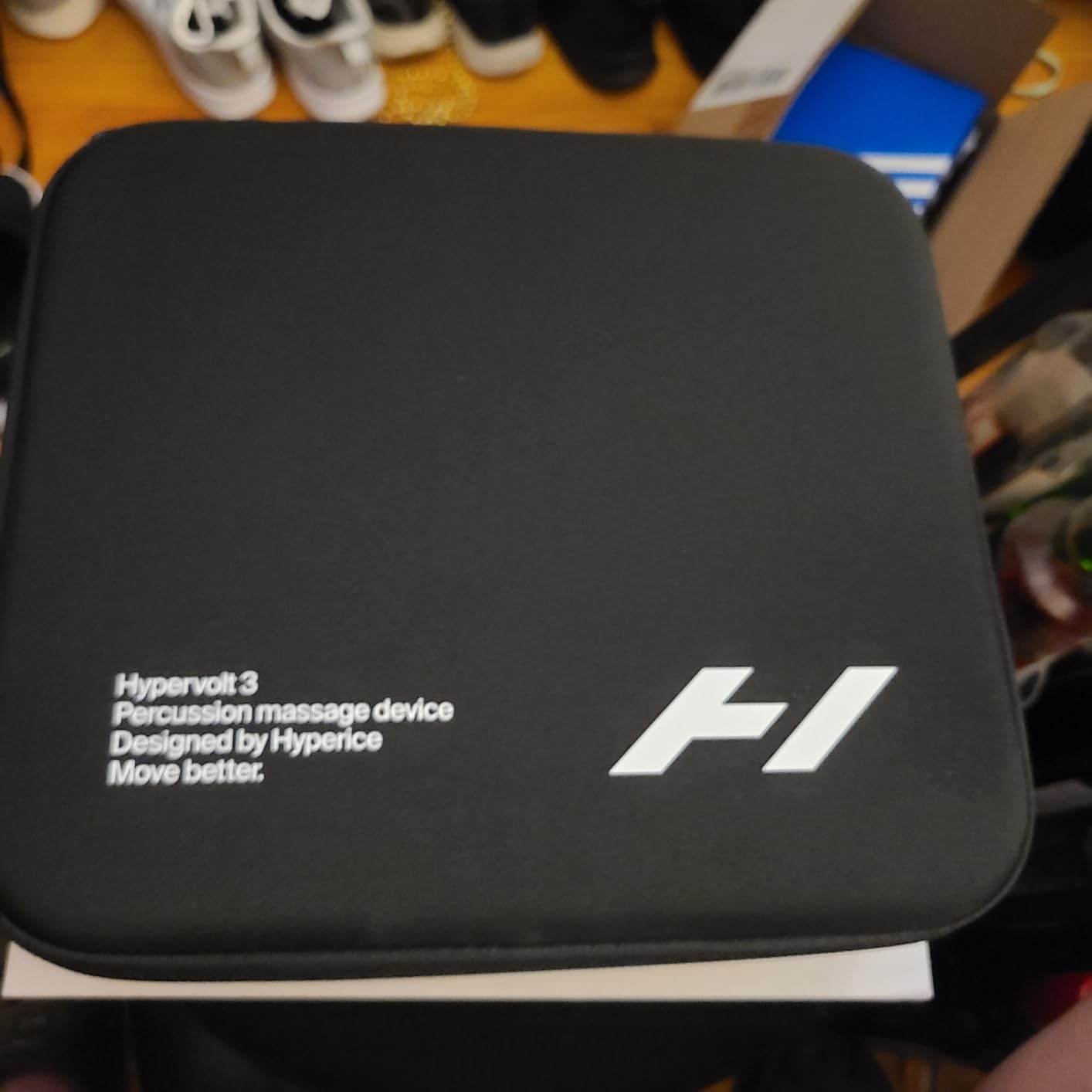 Hyperice Hypervolt 3 Percussion Massage Gun Heated Head Premium Carry Case | Loosen Tight Muscles | Five Speed Control Settings | Quiet Performance | Heated Head | Pressure Sensor Tech | 4 Hour Battery customer photo 1