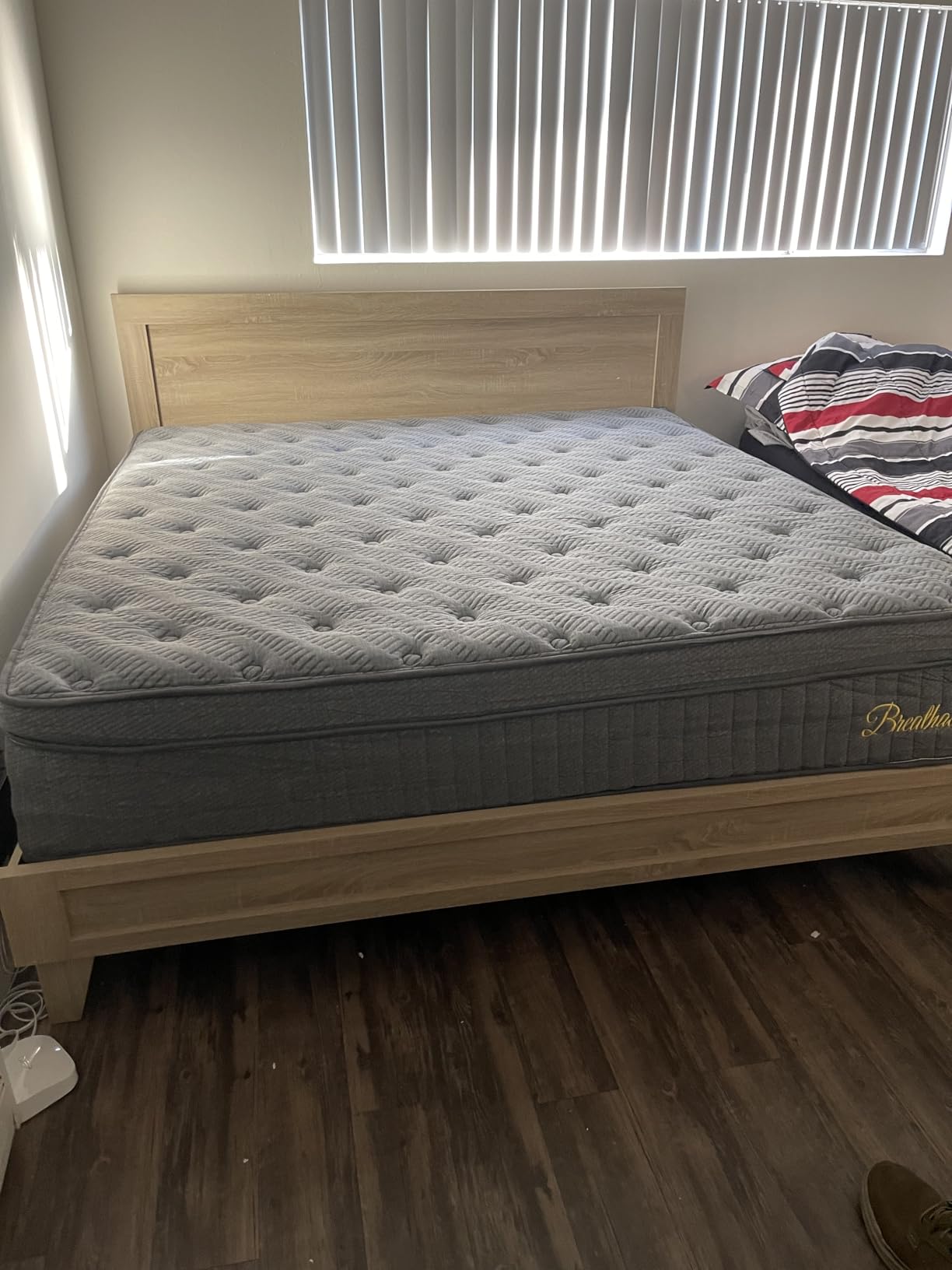 inight Queen Mattress, 12 Inch Firm Hybrid, Heavy-Duty Cooling Foam Coil | Firm, heavy-duty support. Sag-resistant pocket coils and cooling foam keep you lifted, prevent sinking, and align the spine customer photo 1