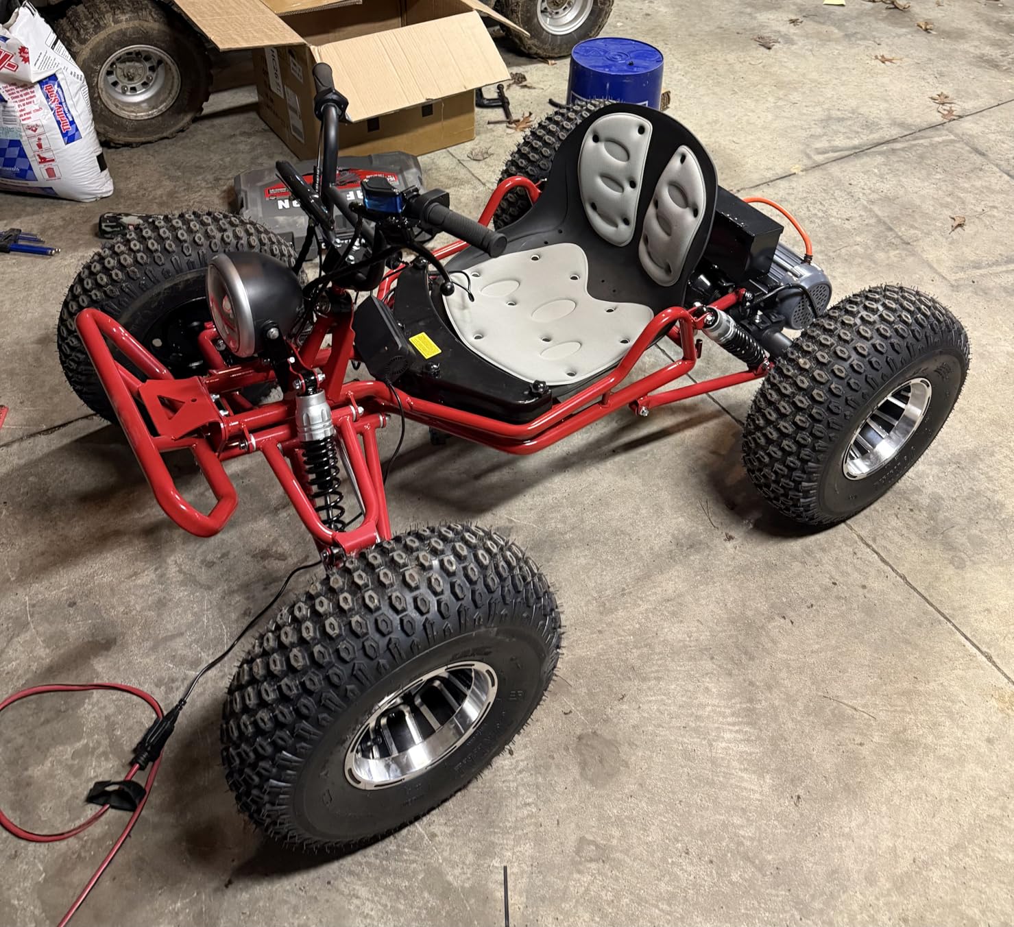 72V 3000W Electric Off-Road Go Kart for Adults & Teens | Peak 10.8kW, 45 MPH, 37-Mile Range, Shaft Drive, Dual Rear Hydraulic Brakes 19x7-8 customer photo 1