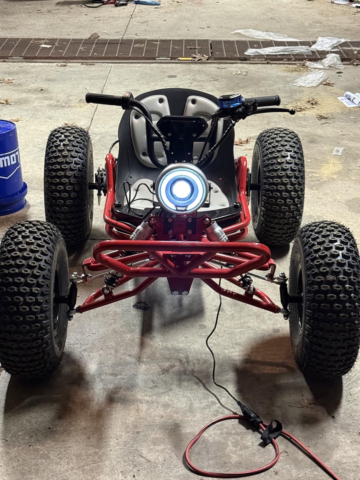 72V 3000W Electric Off-Road Go Kart for Adults & Teens | Peak 10.8kW, 45 MPH, 37-Mile Range, Shaft Drive, Dual Rear Hydraulic Brakes 19x7-8 customer photo 2